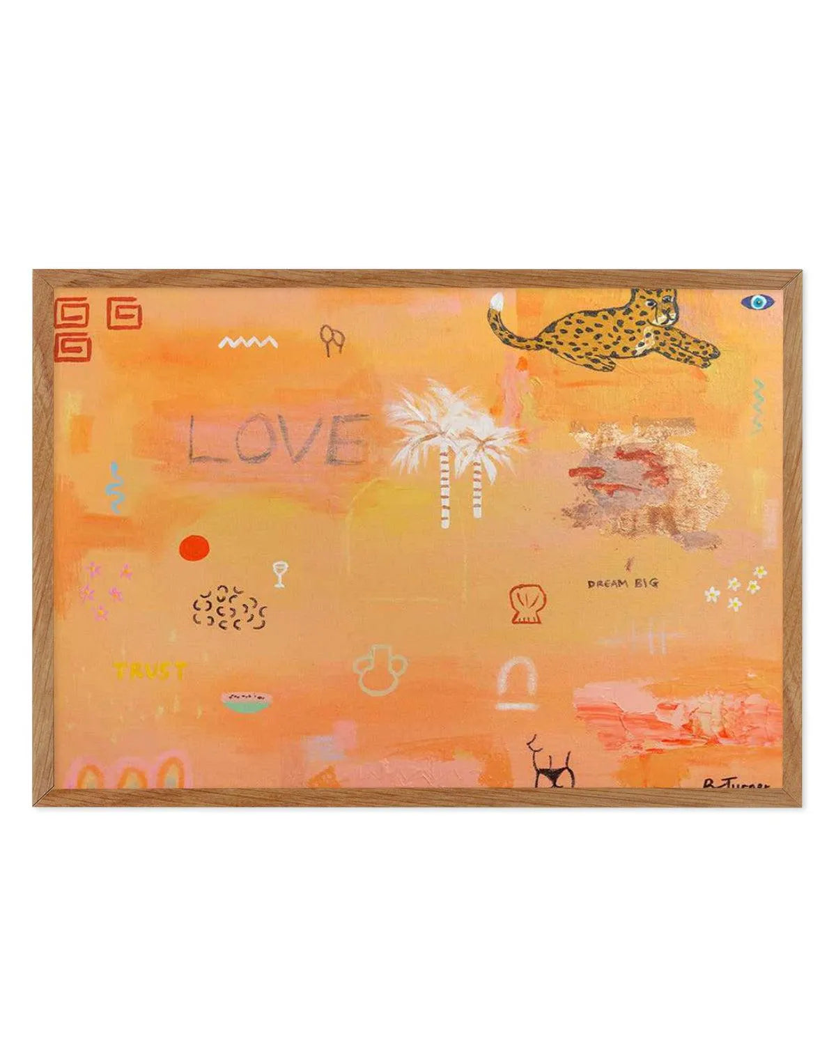 Love Shack by Britney Turner Art Print from Olive et Oriel where you can shop wallpaper and artworks online