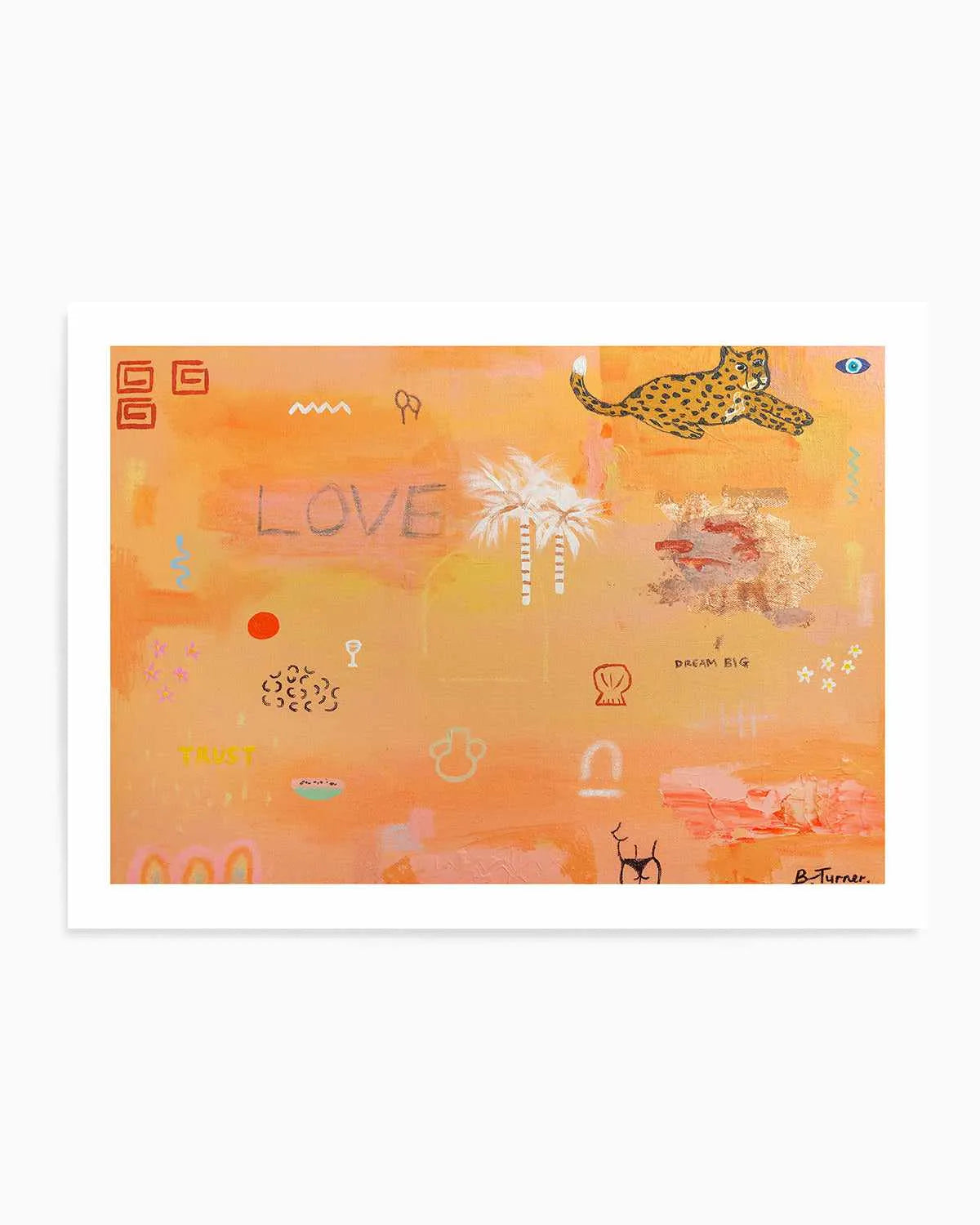 Love Shack by Britney Turner Art Print from Olive et Oriel where you can shop wallpaper and artworks online