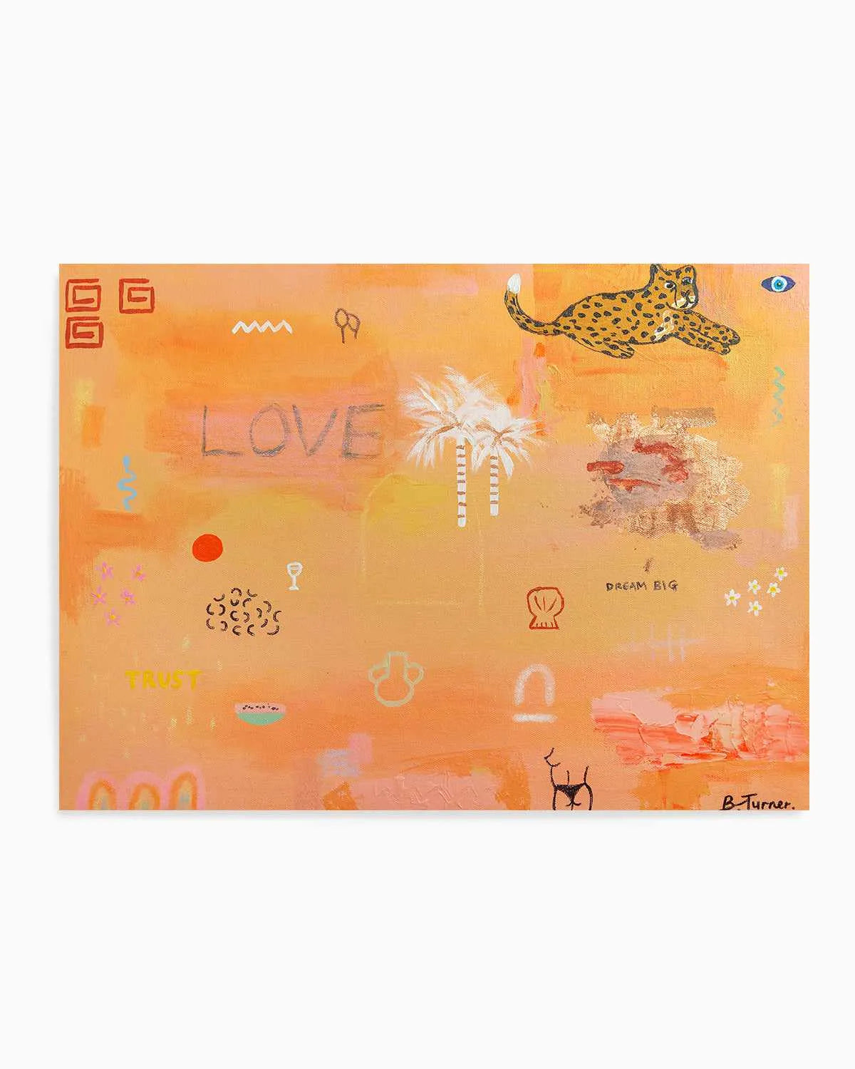 Love Shack by Britney Turner Art Print from Olive et Oriel where you can shop wallpaper and artworks online