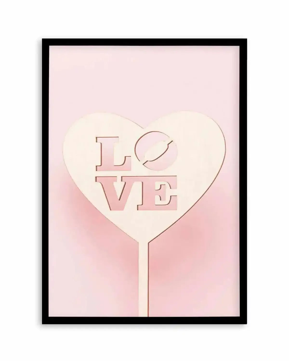 Love Sign Art Print from Olive et Oriel where you can shop wallpaper and artworks online