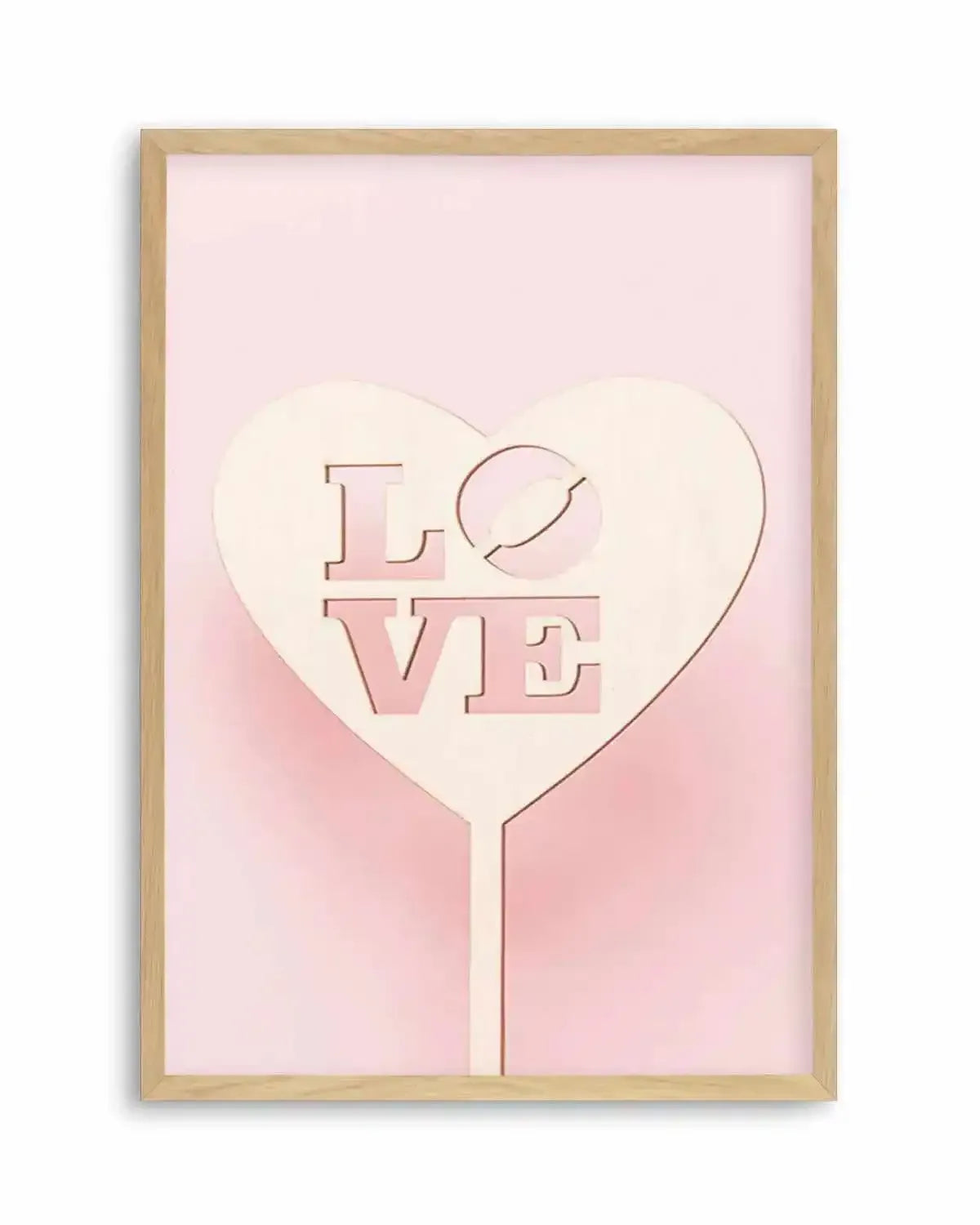 Love Sign Art Print from Olive et Oriel where you can shop wallpaper and artworks online