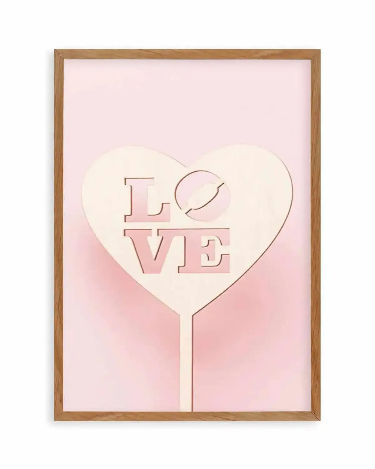 Love Sign Art Print from Olive et Oriel where you can shop wallpaper and artworks online