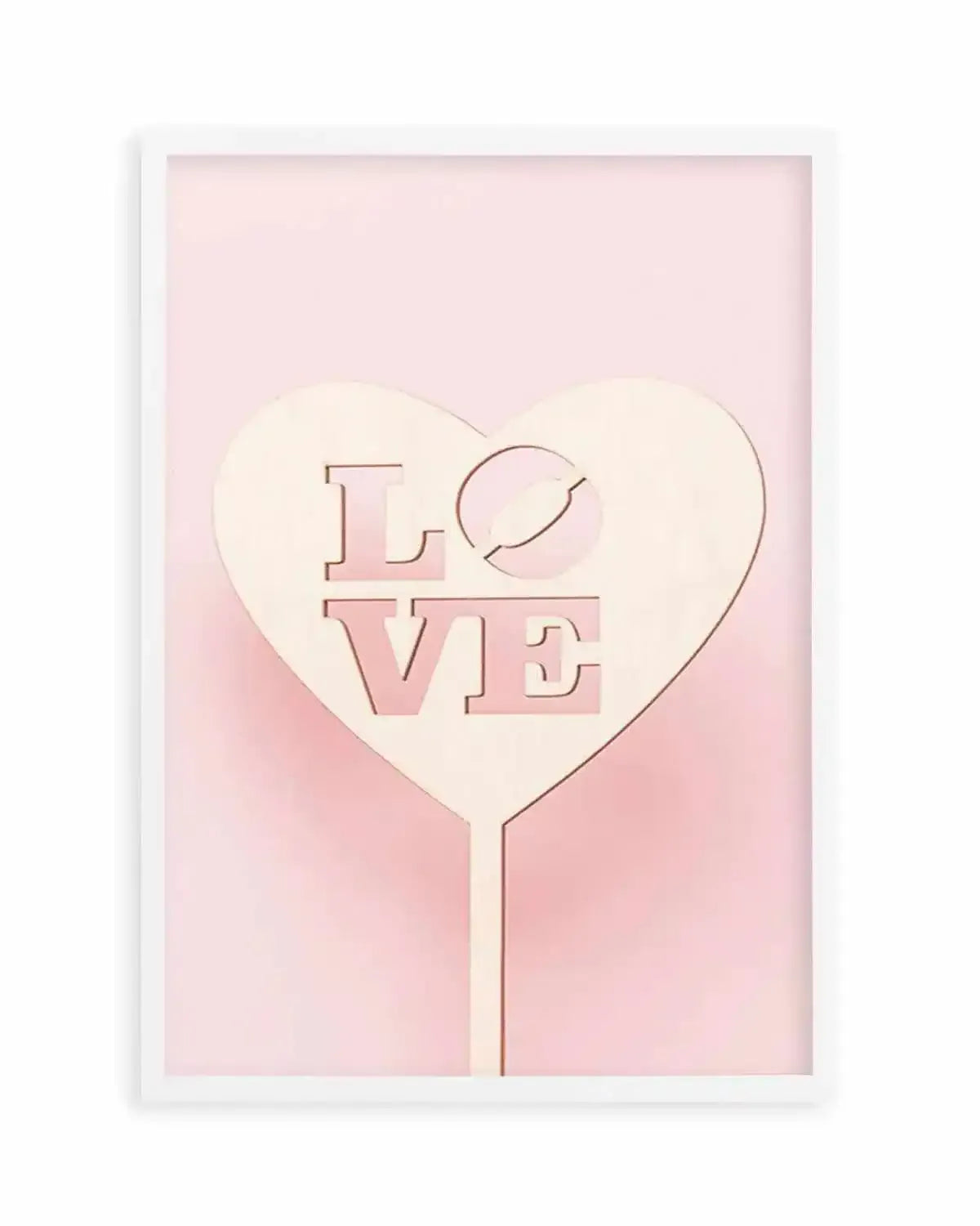 Love Sign Art Print from Olive et Oriel where you can shop wallpaper and artworks online