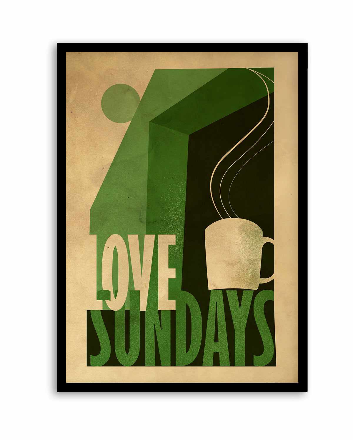 Love Sunday Print By Francesco Gulina | Art Print from Olive et Oriel where you can shop wallpaper and artworks online