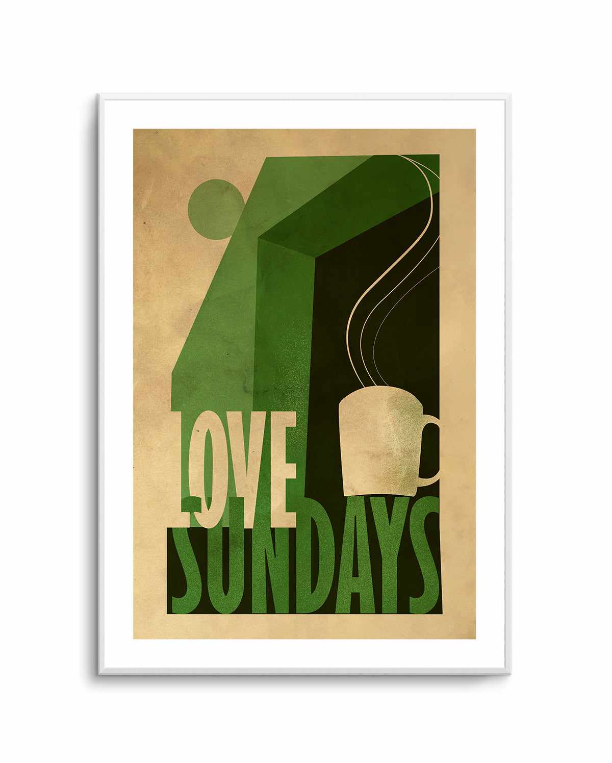 Love Sunday Print By Francesco Gulina | Art Print from Olive et Oriel where you can shop wallpaper and artworks online