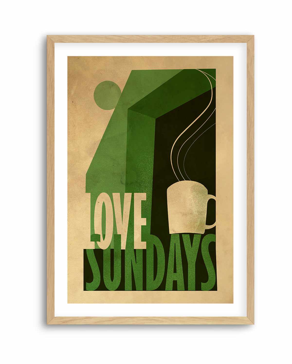Love Sunday Print By Francesco Gulina | Art Print from Olive et Oriel where you can shop wallpaper and artworks online