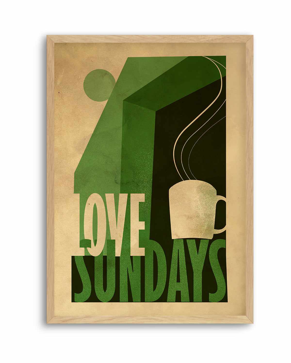 Love Sunday Print By Francesco Gulina | Art Print from Olive et Oriel where you can shop wallpaper and artworks online