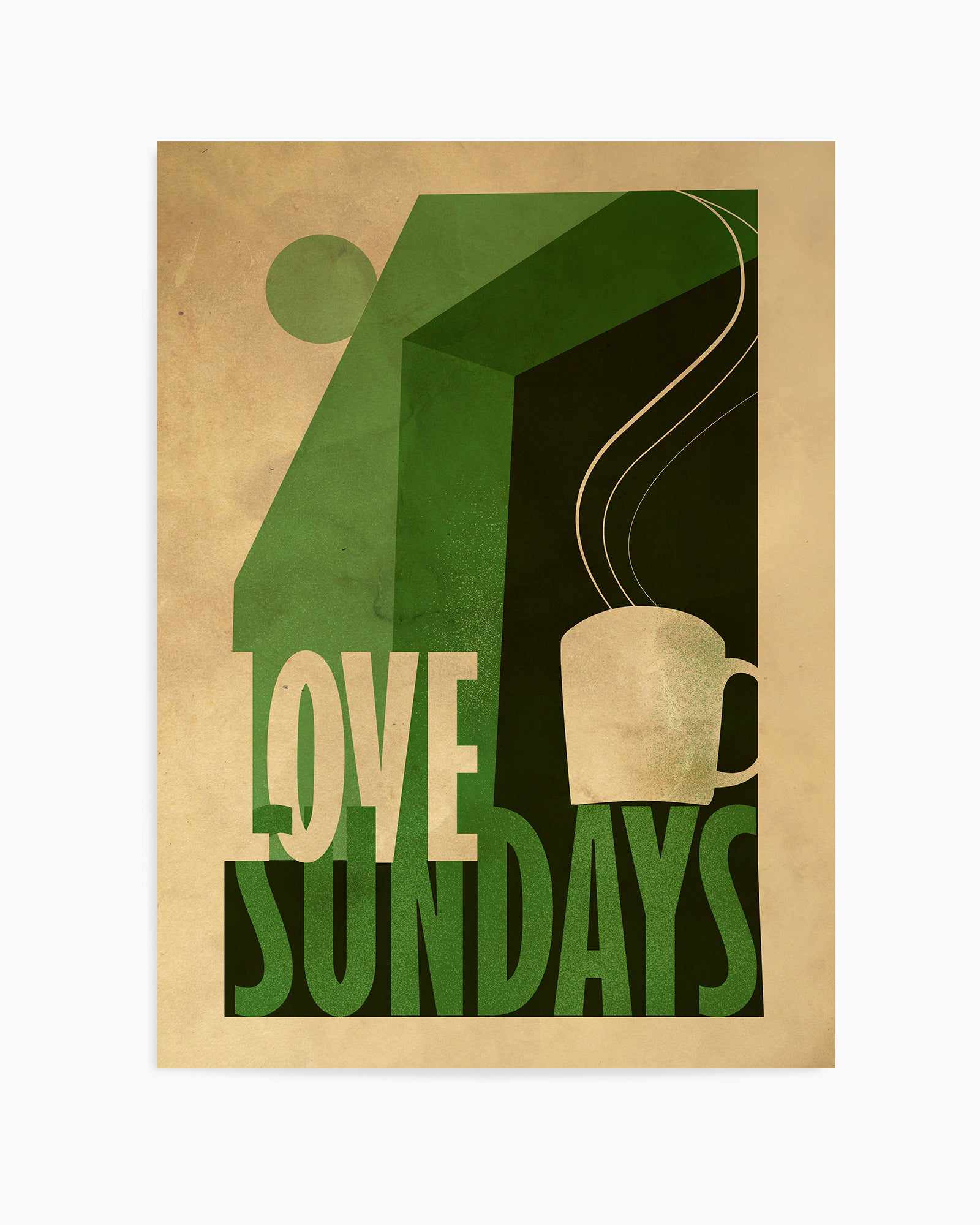 Love Sunday Print By Francesco Gulina | Art Print from Olive et Oriel where you can shop wallpaper and artworks online