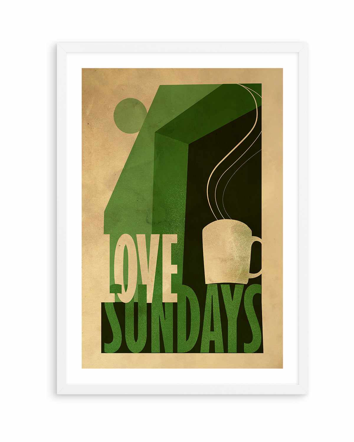 Love Sunday Print By Francesco Gulina | Art Print from Olive et Oriel where you can shop wallpaper and artworks online