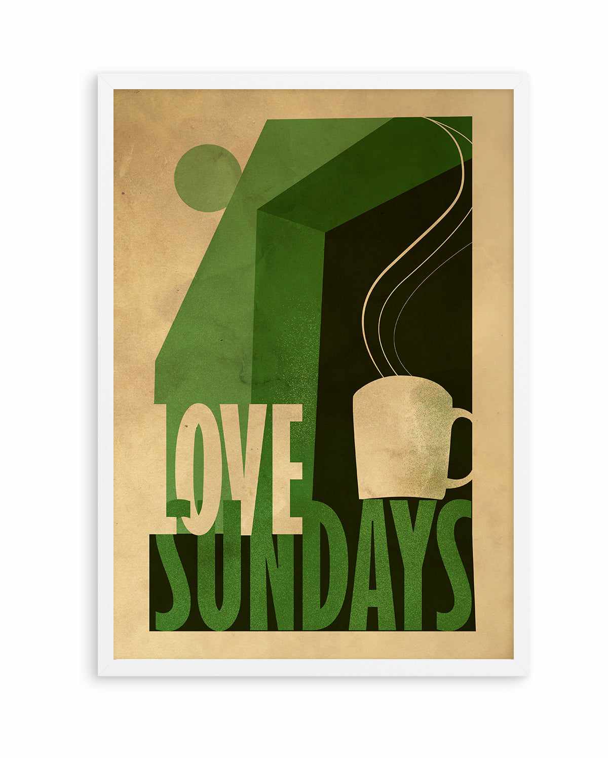 Love Sunday Print By Francesco Gulina | Art Print from Olive et Oriel where you can shop wallpaper and artworks online