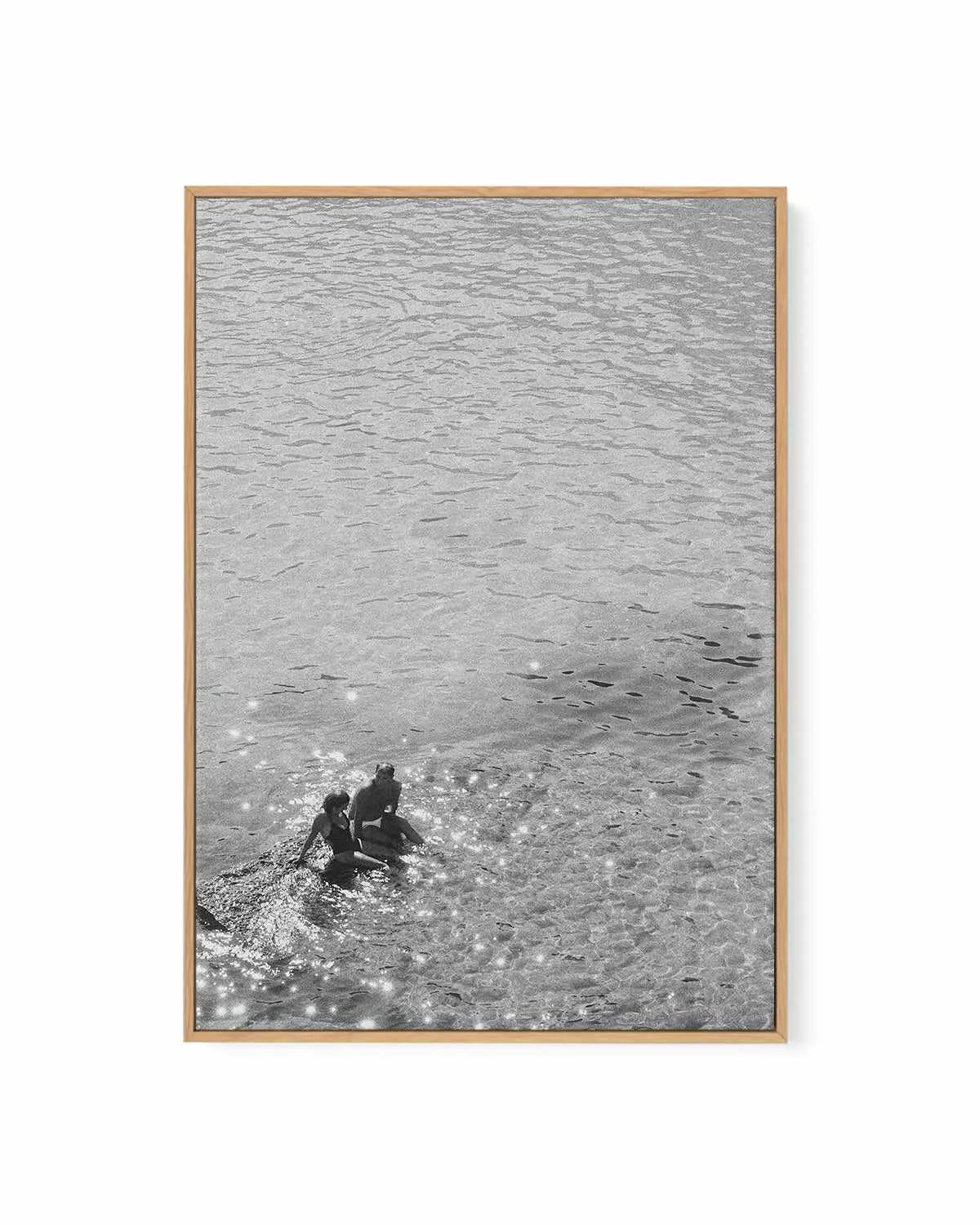 Love Swims by Tim Reed | Framed Canvas Art Print from Olive et Oriel where you can shop wallpaper and artworks online