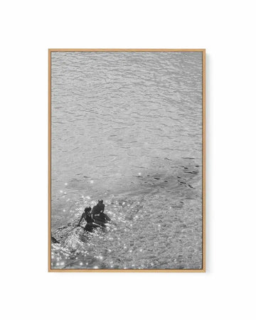 Love Swims by Tim Reed | Framed Canvas Art Print from Olive et Oriel where you can shop wallpaper and artworks online