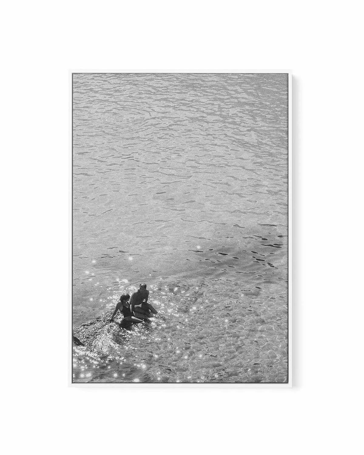 Love Swims by Tim Reed | Framed Canvas Art Print from Olive et Oriel where you can shop wallpaper and artworks online