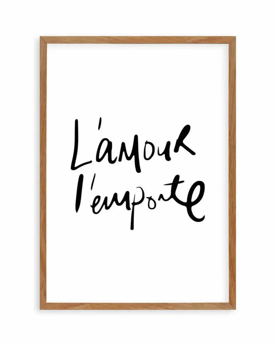 Love Wins | L'amour l'emporte Art Print from Olive et Oriel where you can shop wallpaper and artworks online