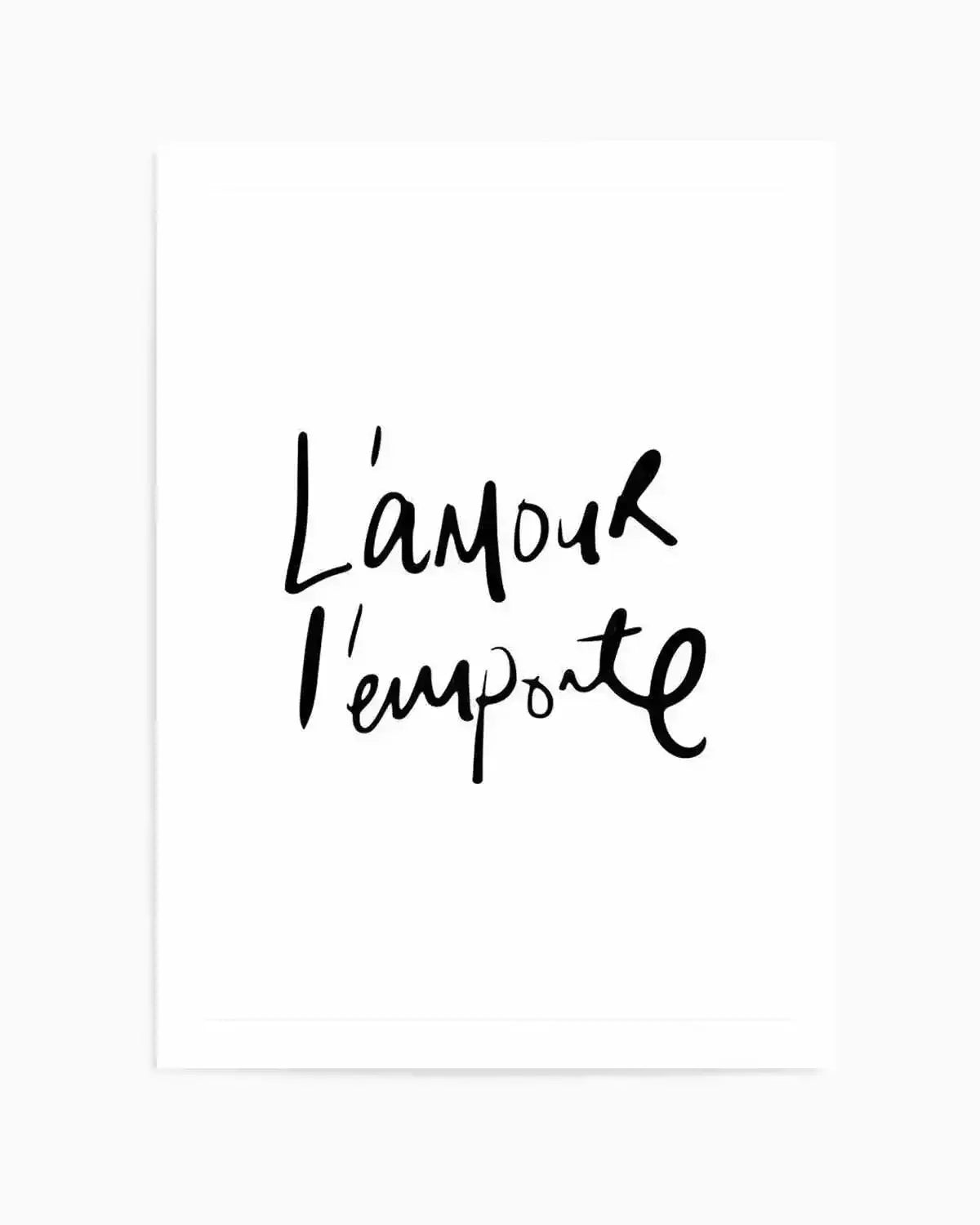 Love Wins | L'amour l'emporte Art Print from Olive et Oriel where you can shop wallpaper and artworks online