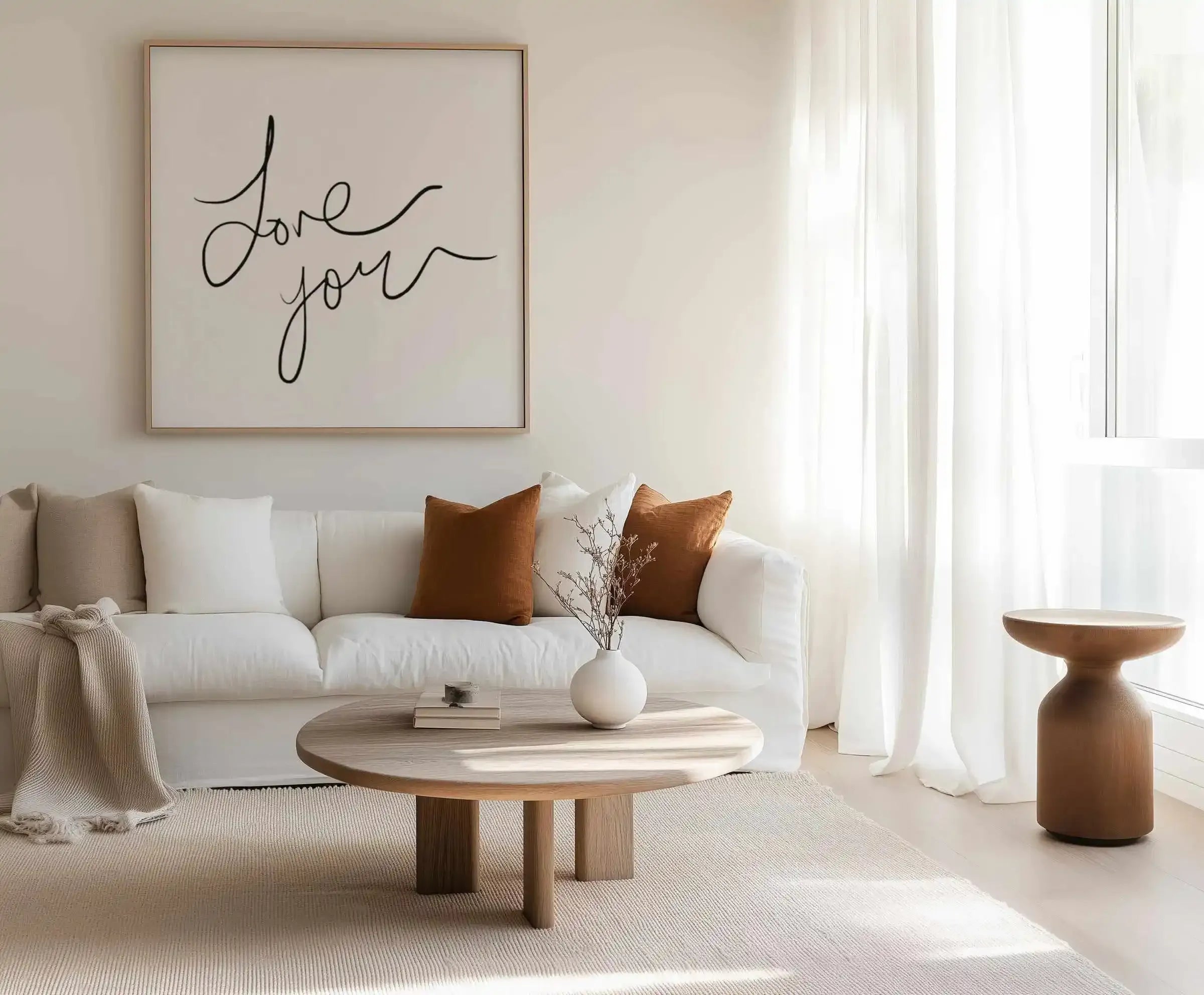 Love You Square Art Print from Olive et Oriel where you can shop wallpaper and artworks online