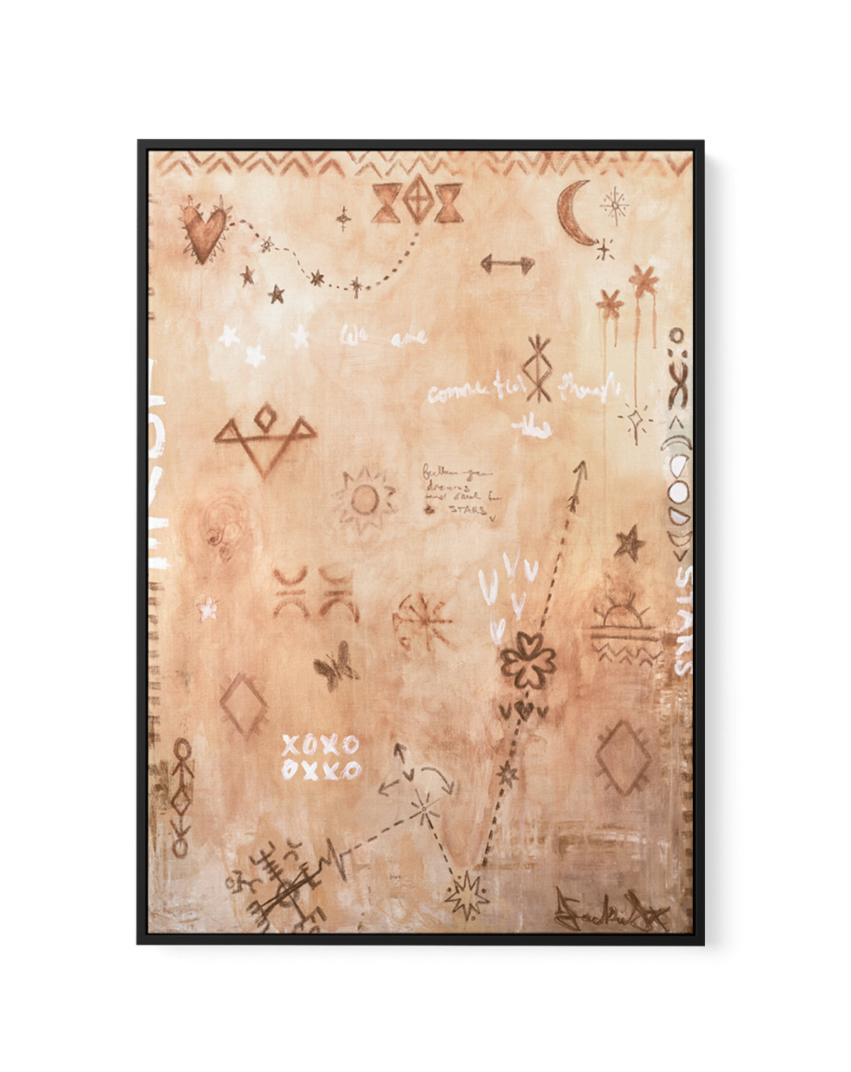 Love is All Around II by Jackie Green | Framed Canvas Art Print