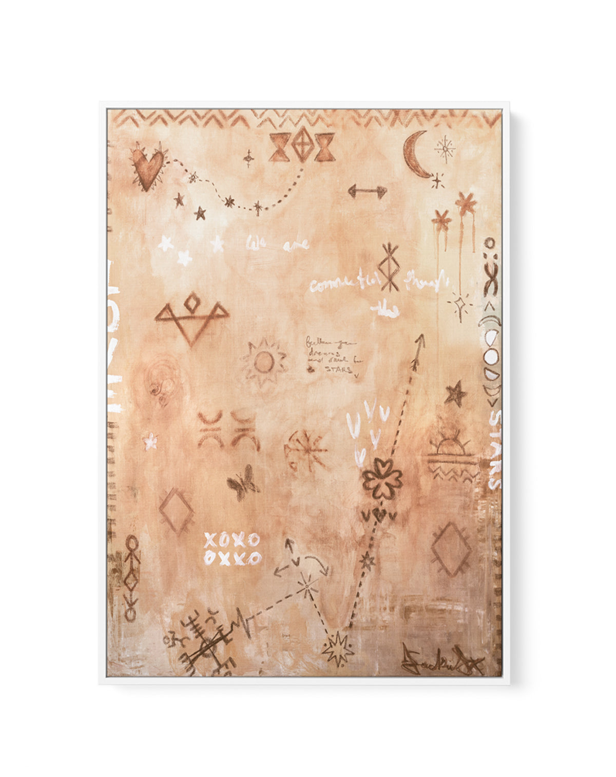 Love is All Around II by Jackie Green | Framed Canvas Art Print