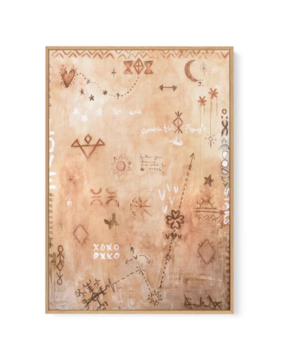 Love is All Around II by Jackie Green | Framed Canvas Art Print