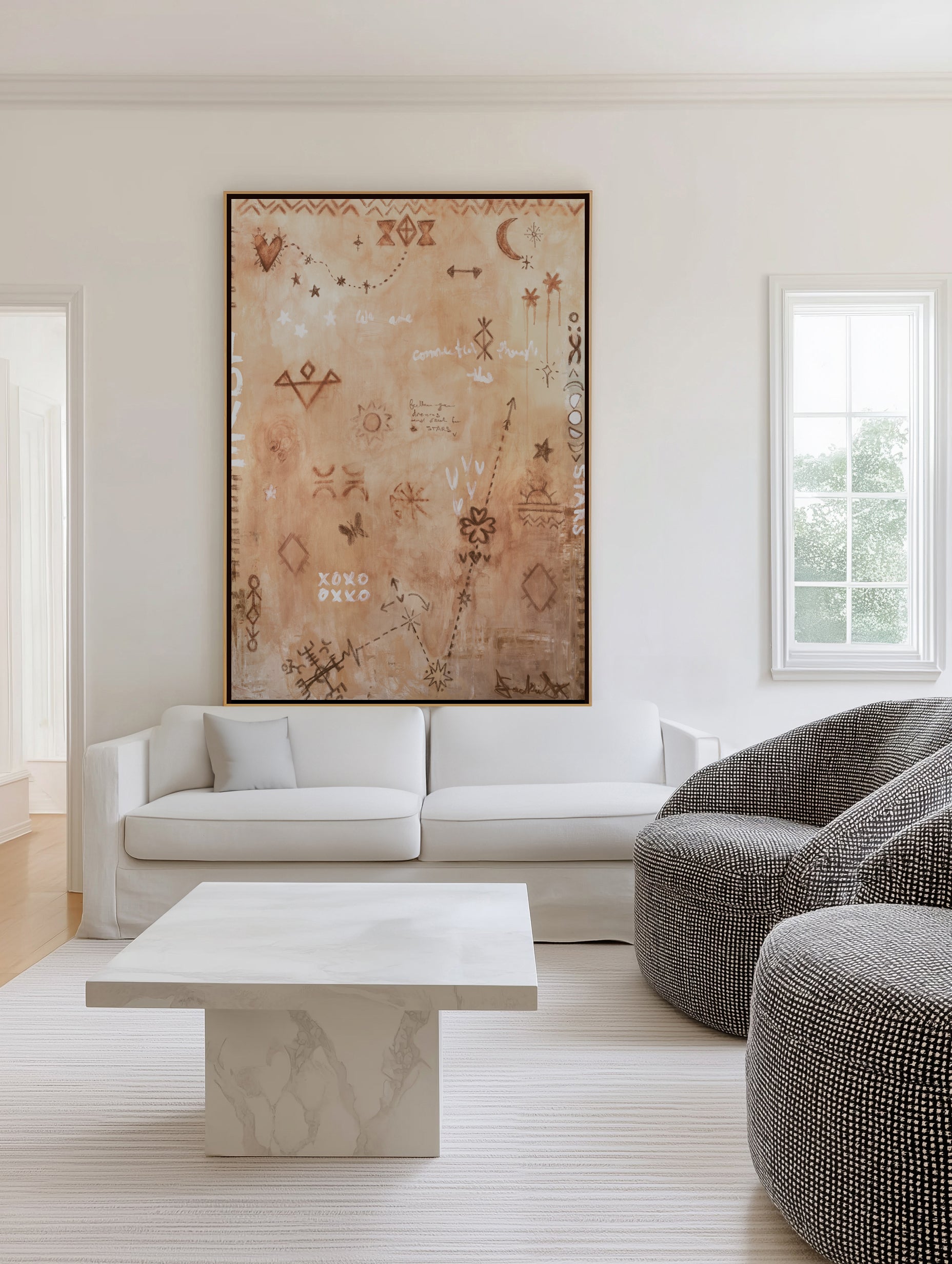 Love is All Around II by Jackie Green | Framed Canvas Art Print