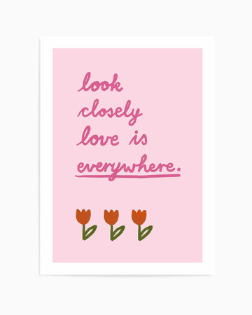 Love is everywhere III | Art Print from Olive et Oriel where you can shop wallpaper and artworks online
