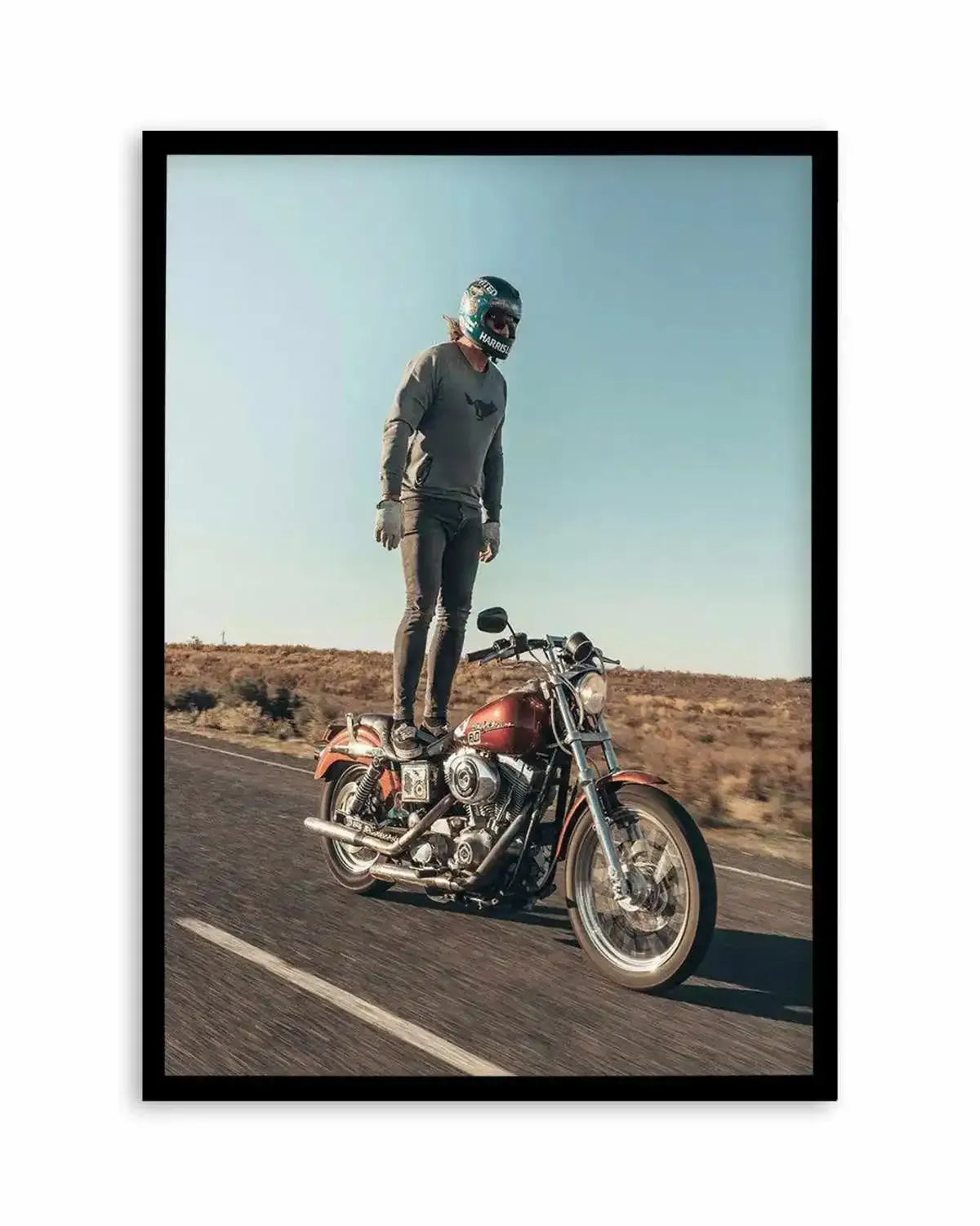 Low Rider Stance By Tim Harris Art Print from Olive et Oriel where you can shop wallpaper and artworks online