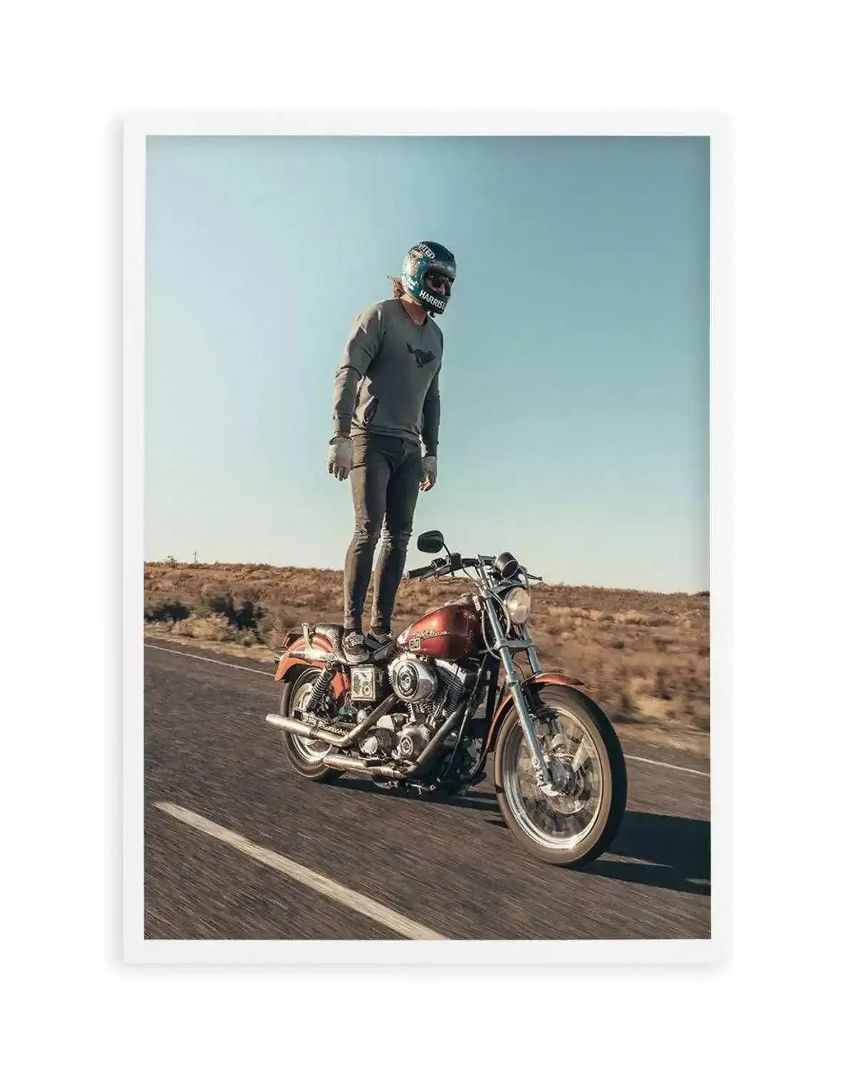 Low Rider Stance By Tim Harris Art Print from Olive et Oriel where you can shop wallpaper and artworks online