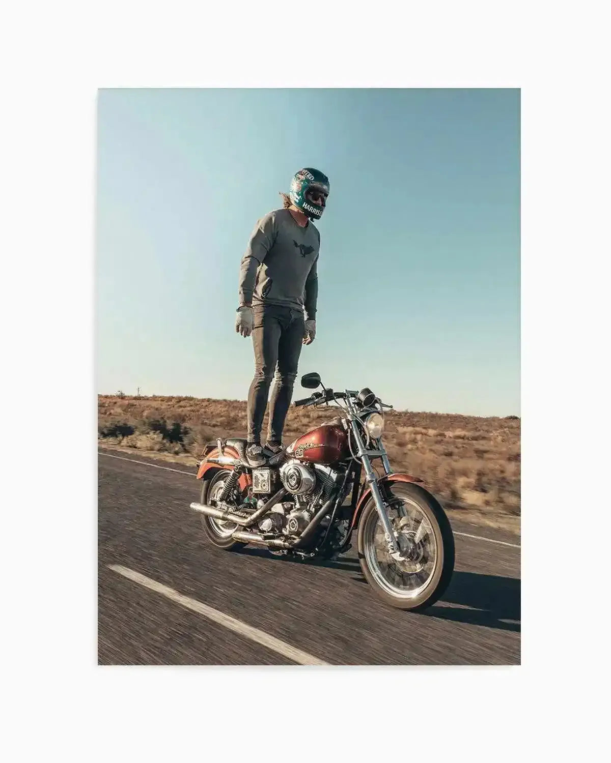 Low Rider Stance By Tim Harris Art Print from Olive et Oriel where you can shop wallpaper and artworks online