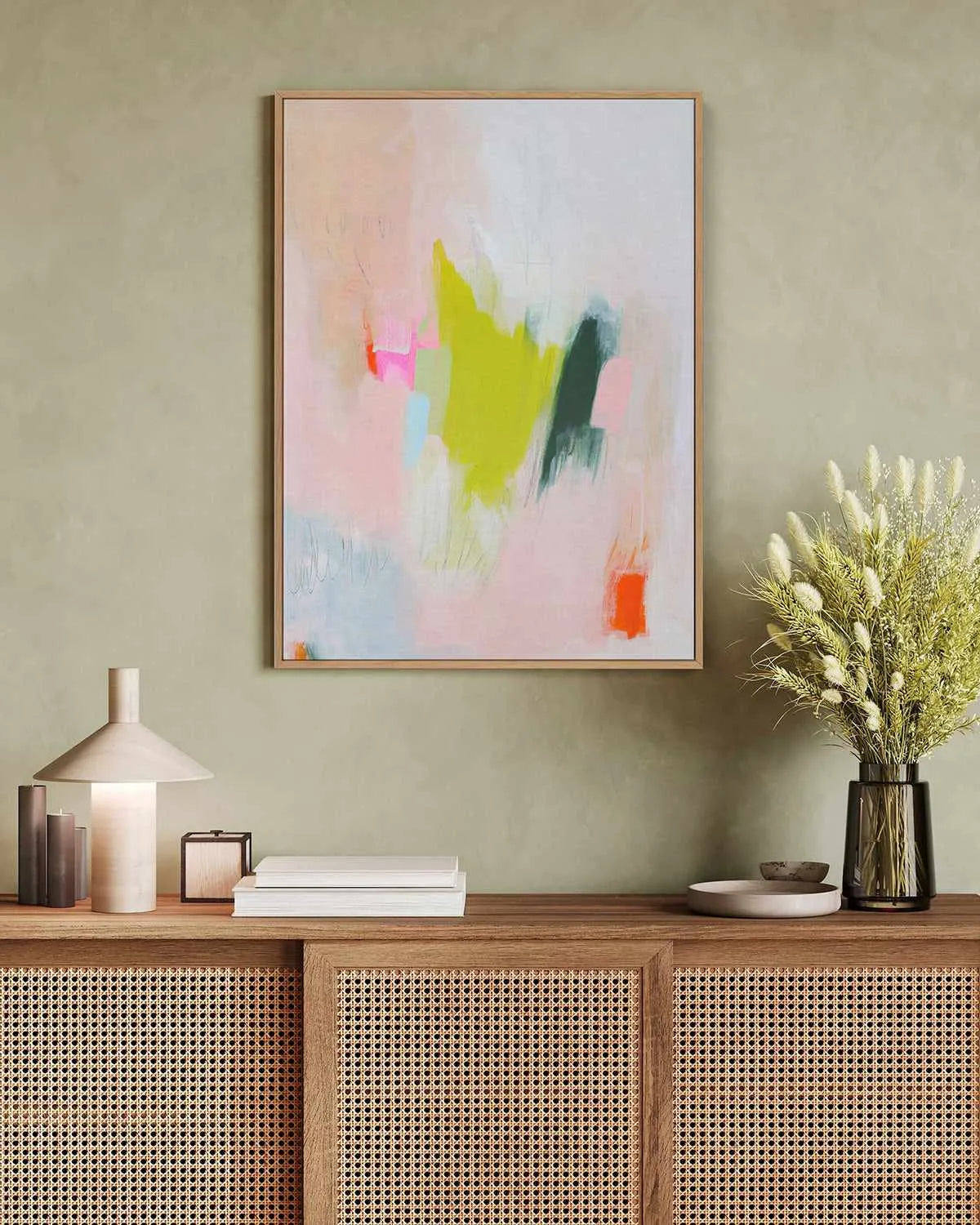 Lucia by Melissa Donoho | Framed Canvas Art Print from Olive et Oriel where you can shop wallpaper and artworks online