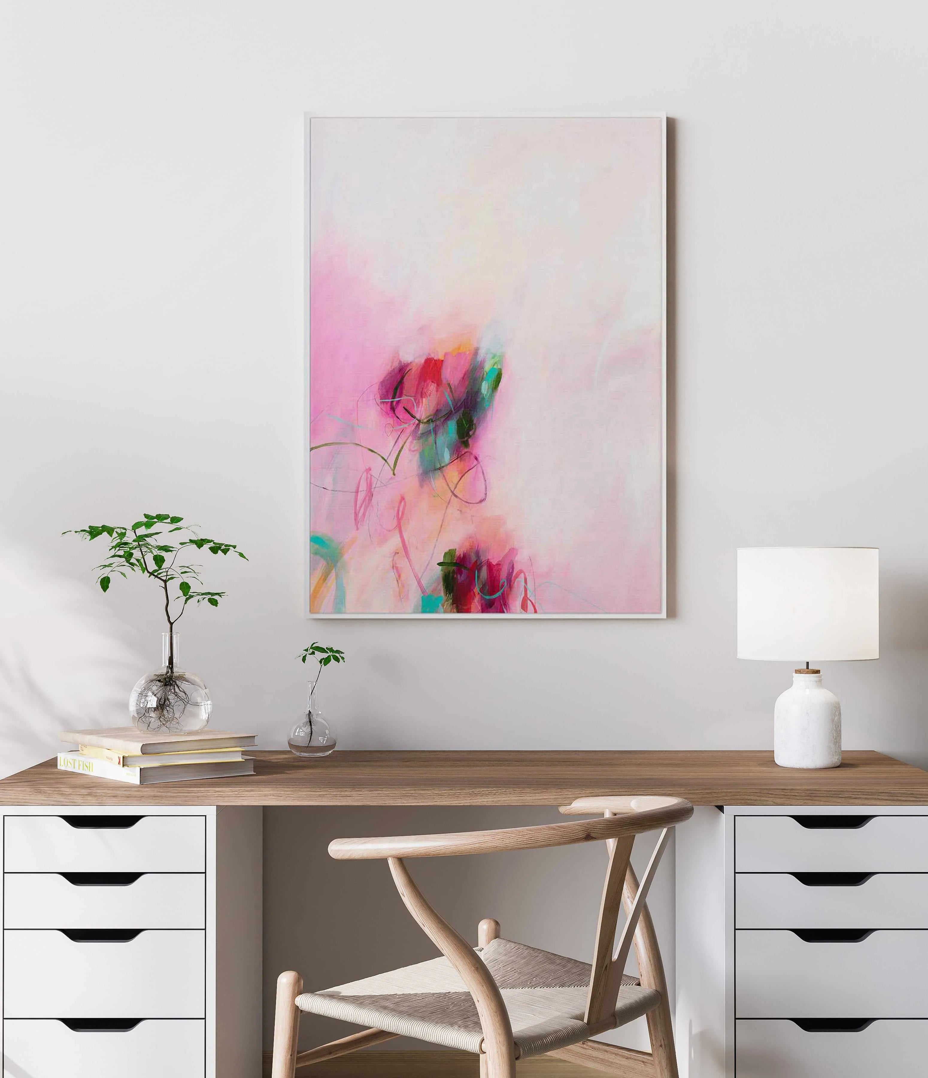 Lucid by Luana Asiata | Framed Canvas Art Print from Olive et Oriel where you can shop wallpaper and artworks online