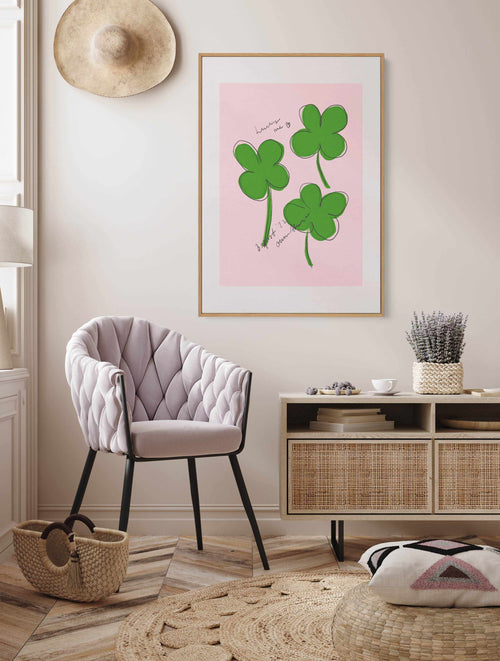 Lucky Me By Athene Fritsch | Framed Canvas Art Print