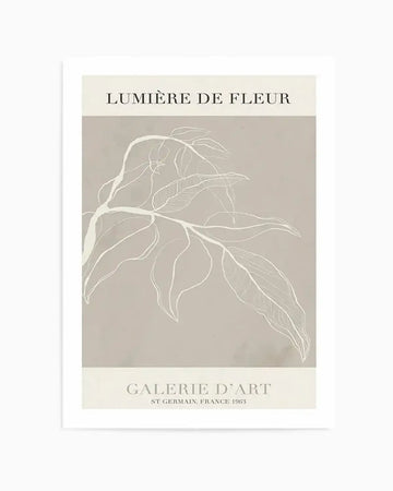 Lumiere De Fleur I Art Print from Olive et Oriel where you can shop wallpaper and artworks online
