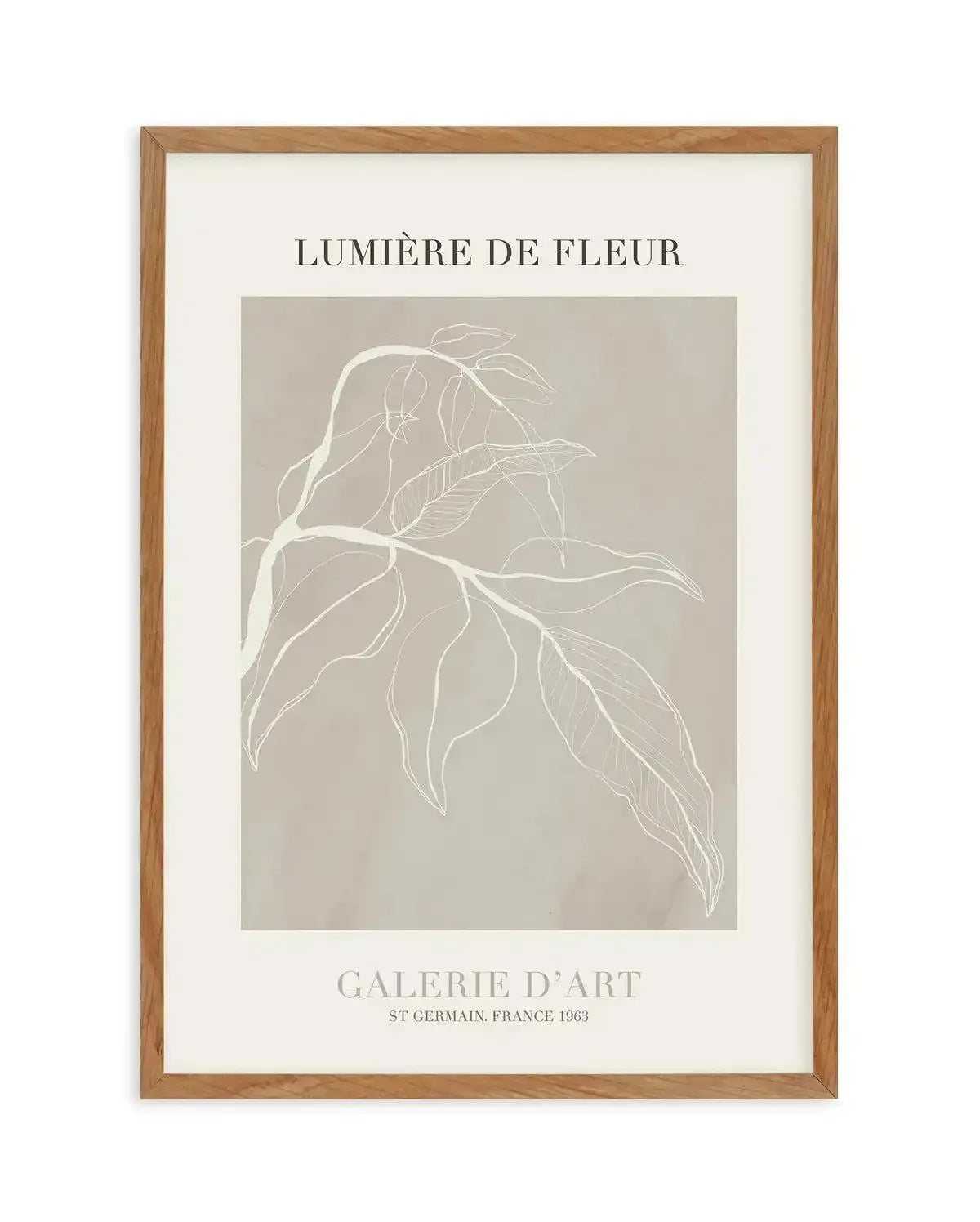 Lumiere De Fleur I Art Print-PRINT-Olive et Oriel-Olive et Oriel-50x70 cm | 19.6" x 27.5"-Walnut-With White Border-Buy-Australian-Art-Prints-Online-with-Olive-et-Oriel-Your-Artwork-Specialists-Austrailia-Decorate-With-Coastal-Photo-Wall-Art-Prints-From-Our-Beach-House-Artwork-Collection-Fine-Poster-and-Framed-Artwork