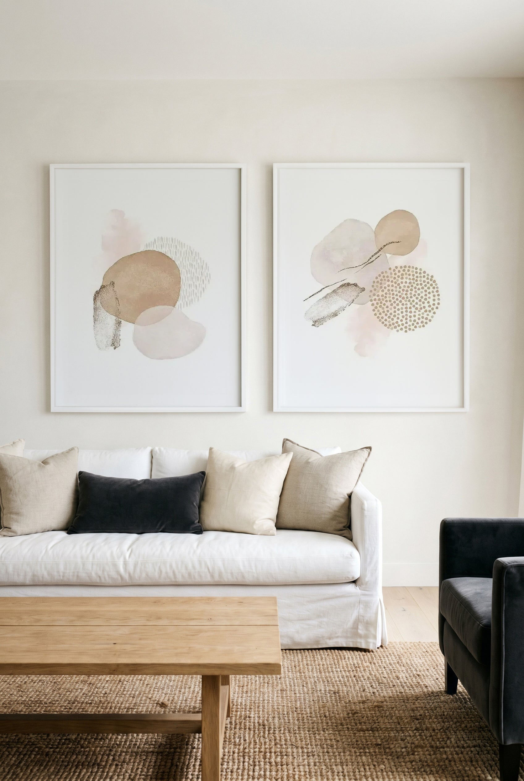 Lumiere Naturelle I & III Art Print Set of 2 | Matching Wall Art