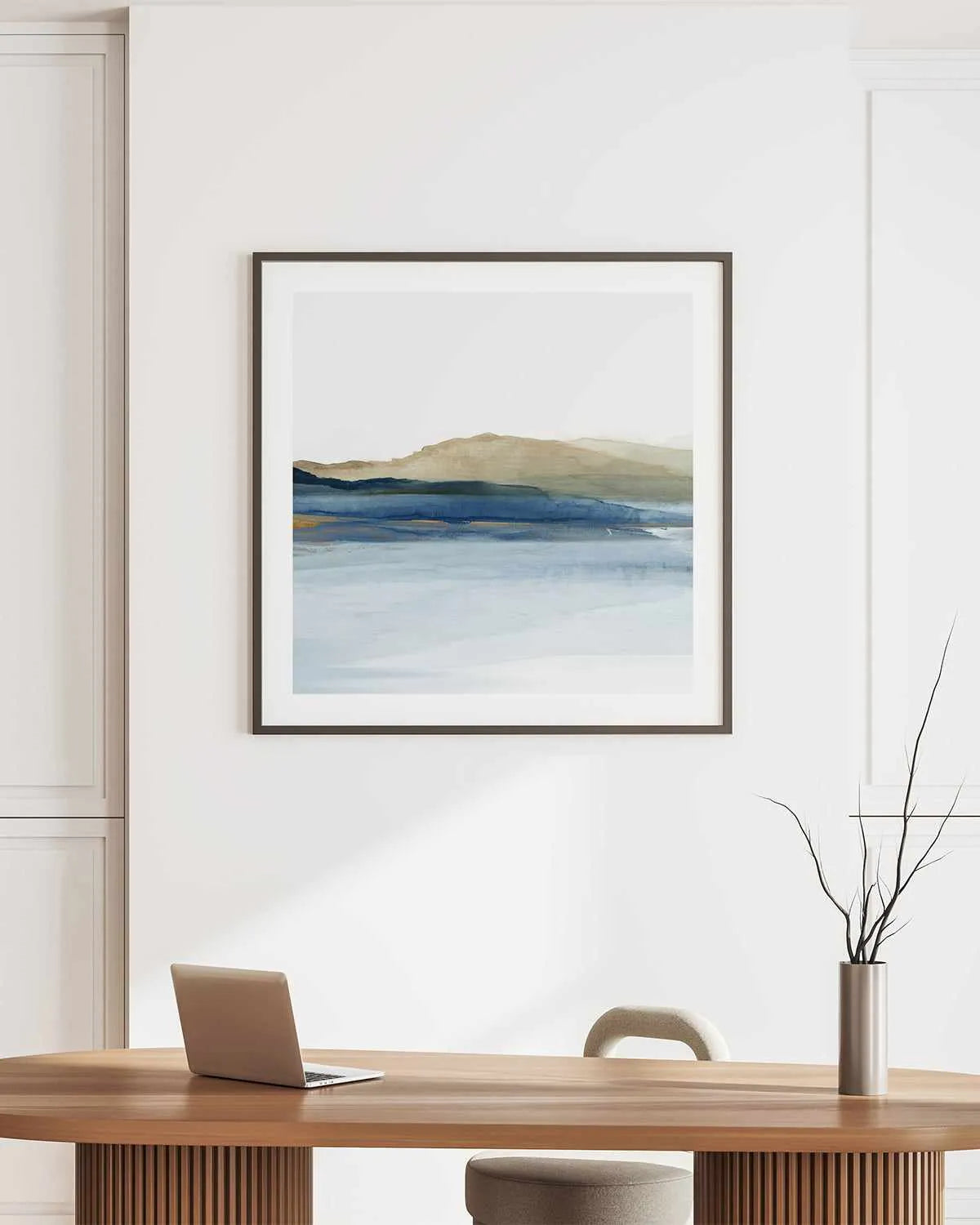 Luminosity Left SQ Art Print from Olive et Oriel where you can shop wallpaper and artworks online
