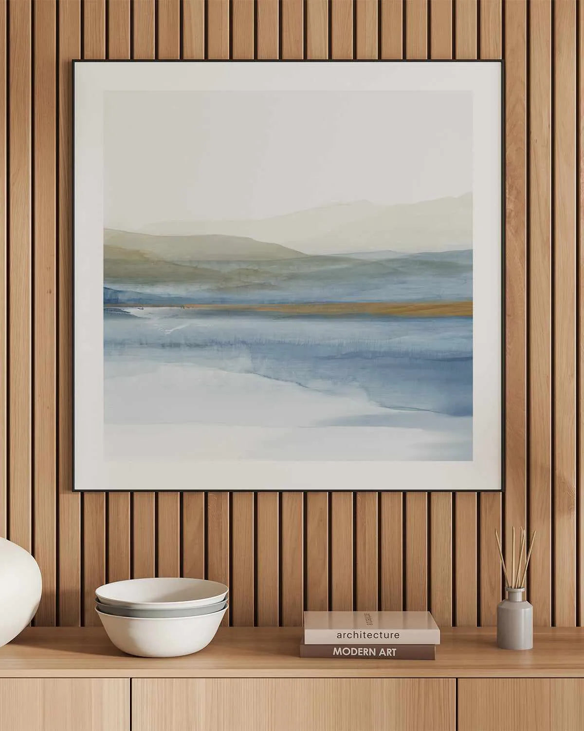 Luminosity Right SQ Art Print from Olive et Oriel where you can shop wallpaper and artworks online