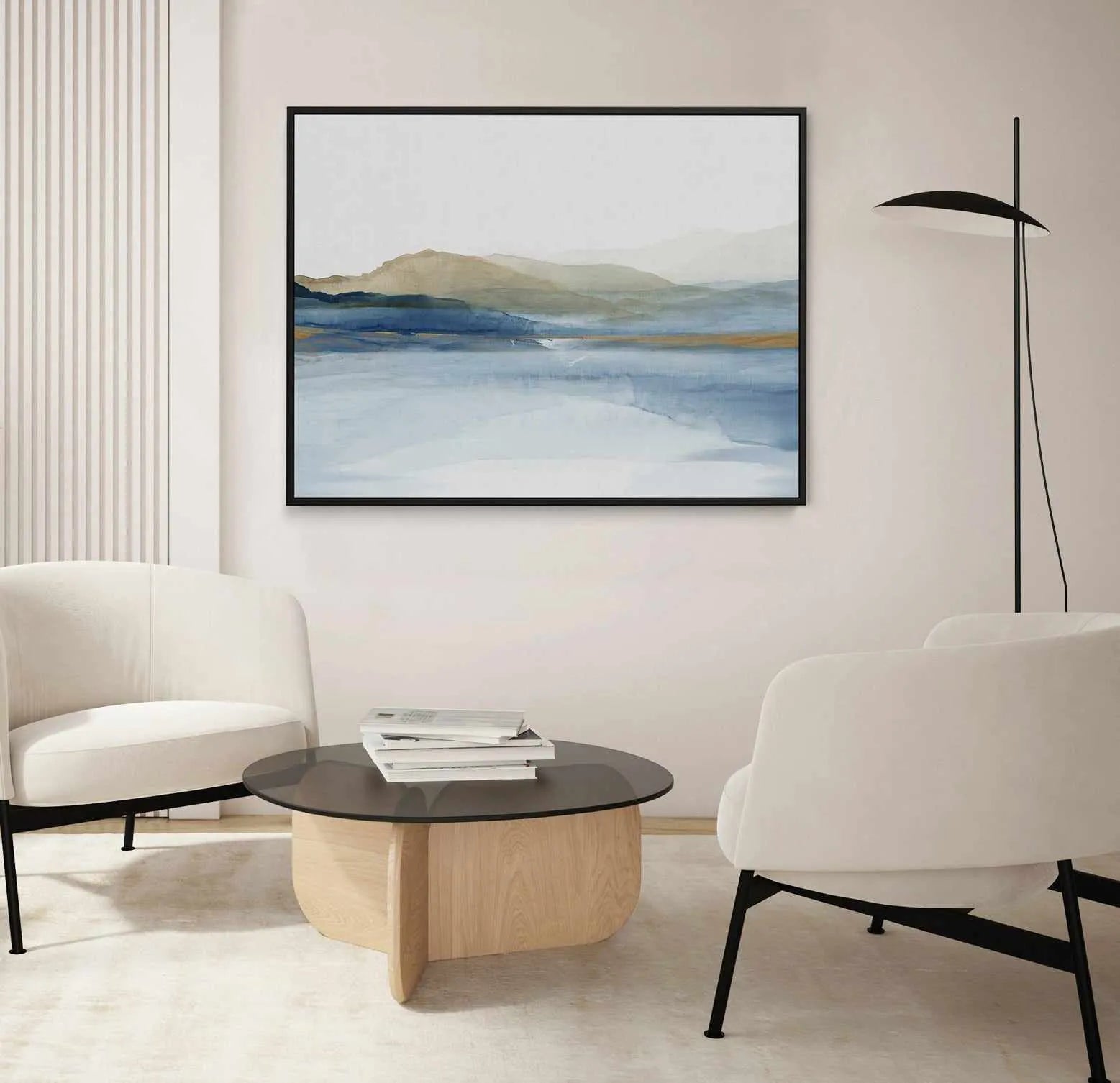 Luminosity | Framed Canvas Art Print from Olive et Oriel where you can shop wallpaper and artworks online