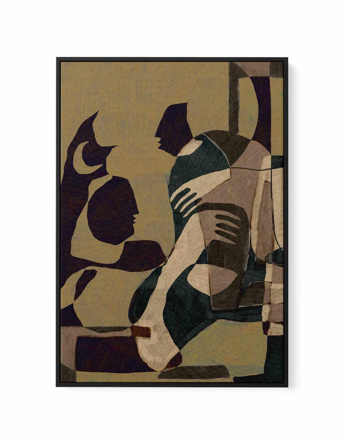 Lunar Reach I by Shatha Al Dafai | Framed Canvas Art Print from Olive et Oriel where you can shop wallpaper and artworks online