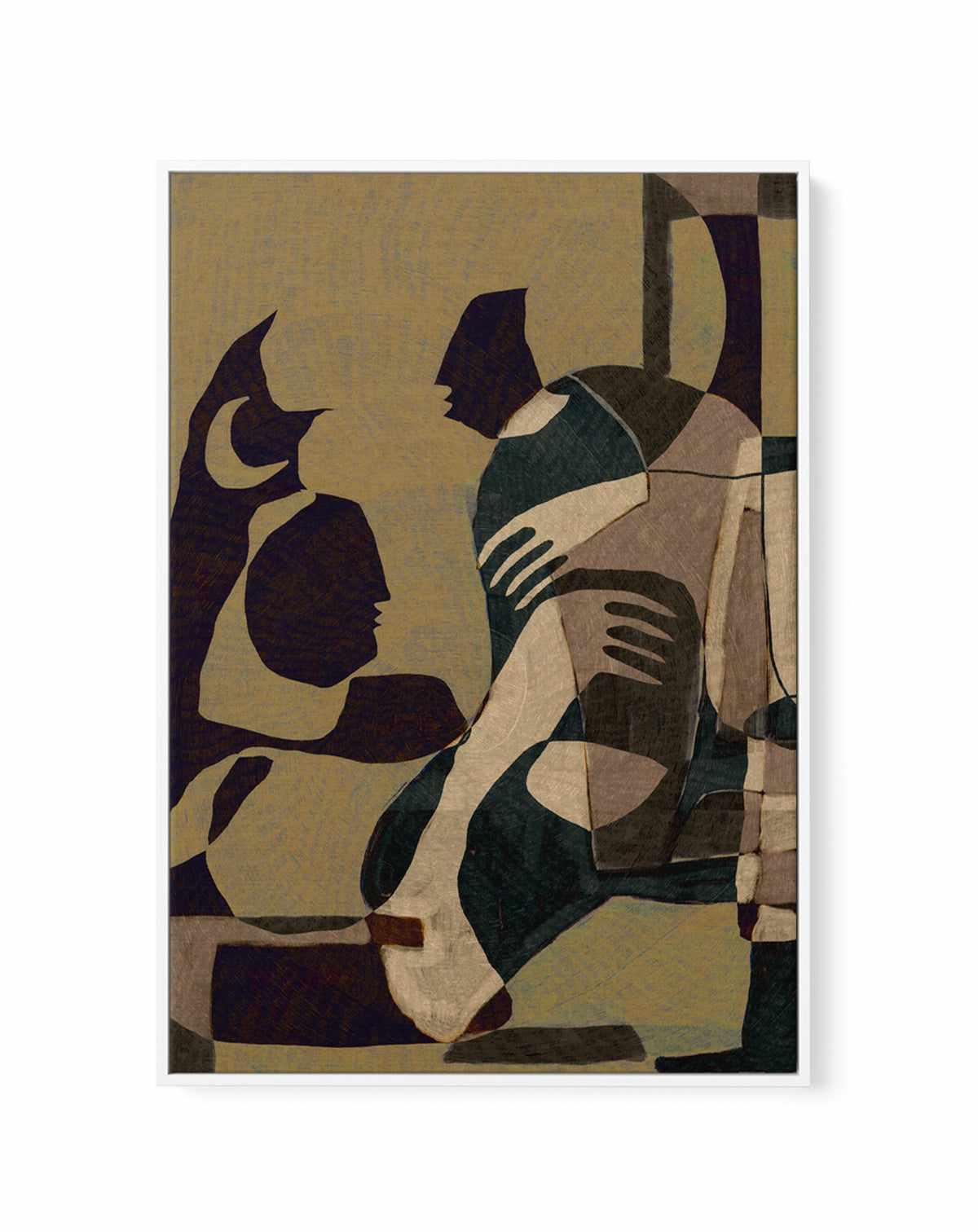 Lunar Reach I by Shatha Al Dafai | Framed Canvas Art Print from Olive et Oriel where you can shop wallpaper and artworks online