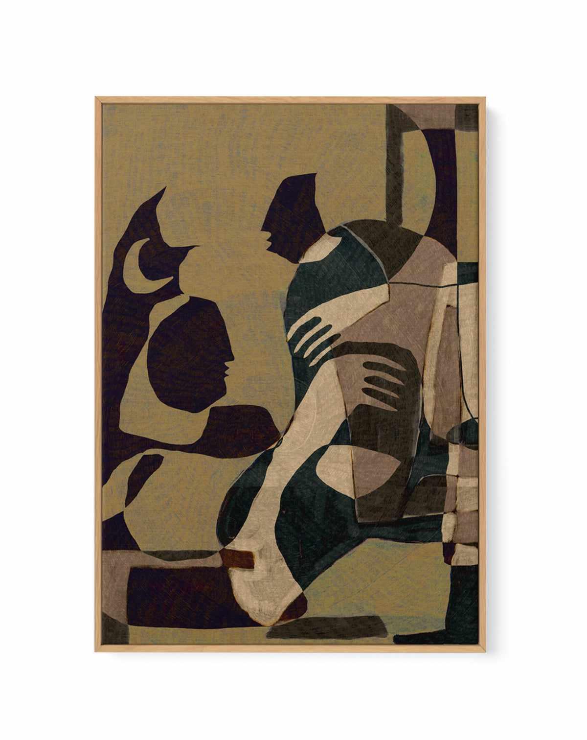 Lunar Reach I by Shatha Al Dafai | Framed Canvas Art Print from Olive et Oriel where you can shop wallpaper and artworks online