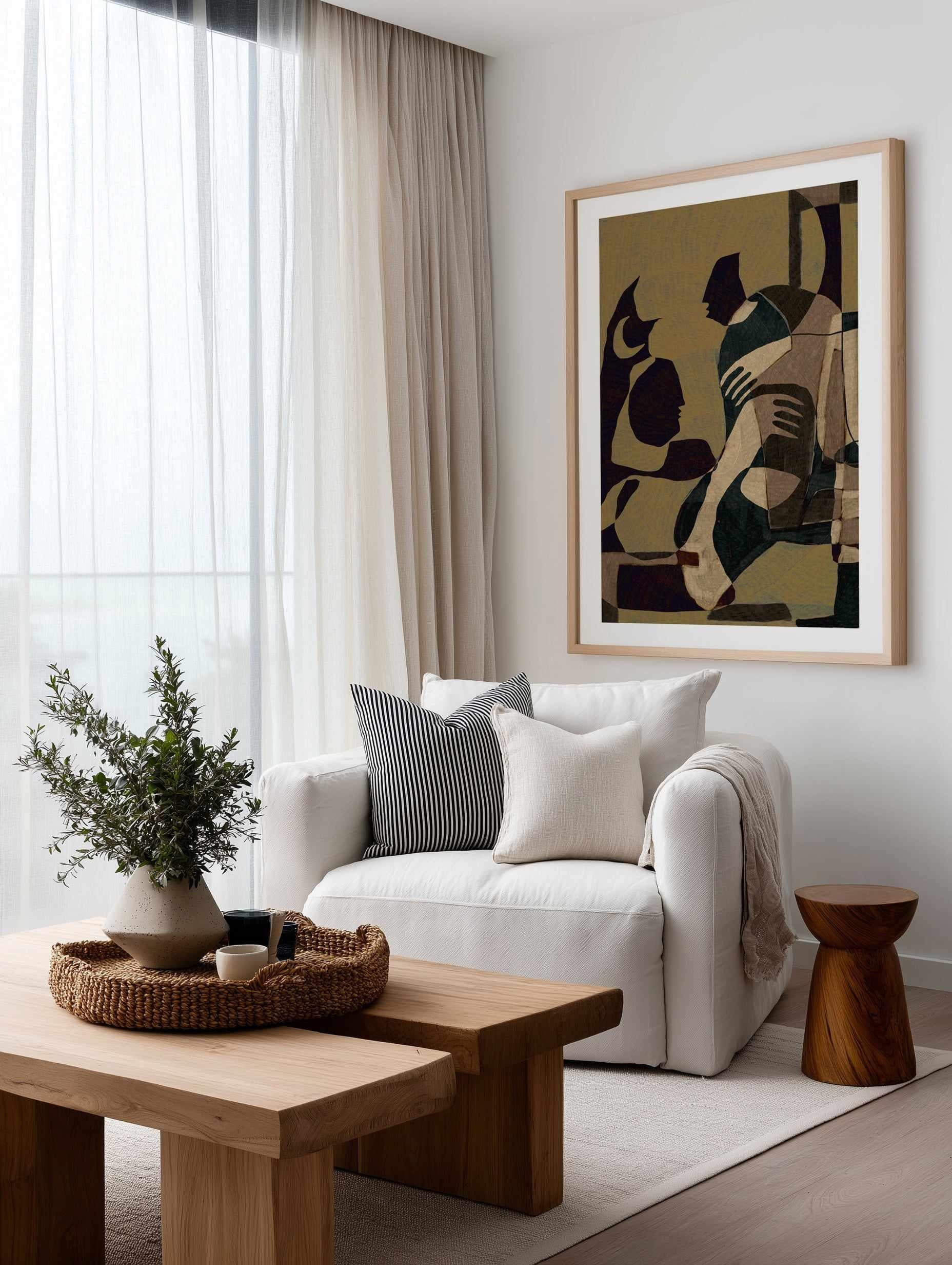 Lunar Reach I by Shatha Al Dafai | Art Print from Olive et Oriel where you can shop wallpaper and artworks online