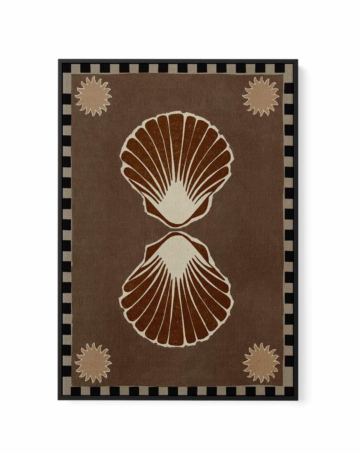 Shell by Shatha Al Dafai | Framed Canvas Art Print from Olive et Oriel where you can shop wallpaper and artworks online