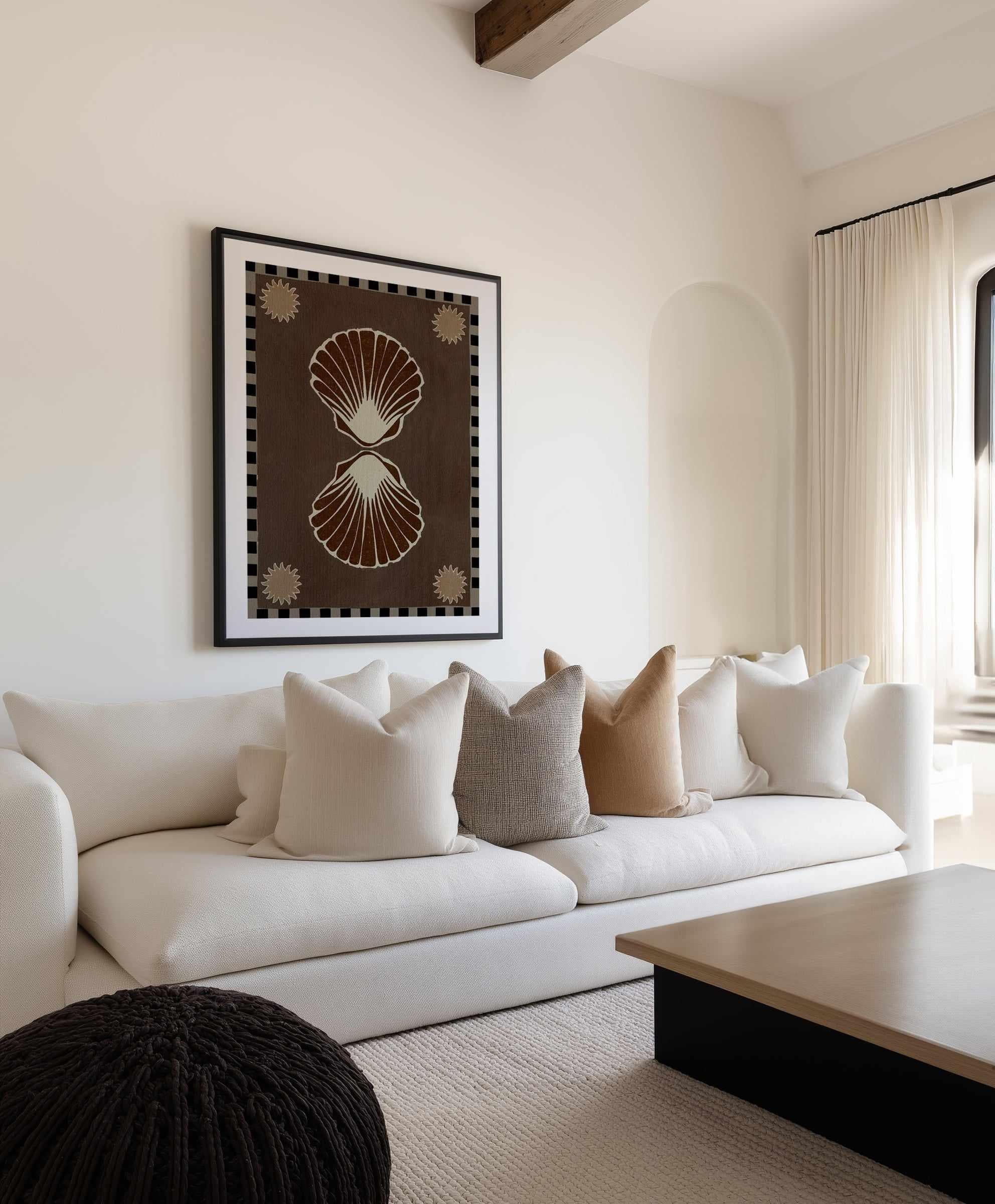 Shell by Shatha Al Dafai | Art Print from Olive et Oriel where you can shop wallpaper and artworks online