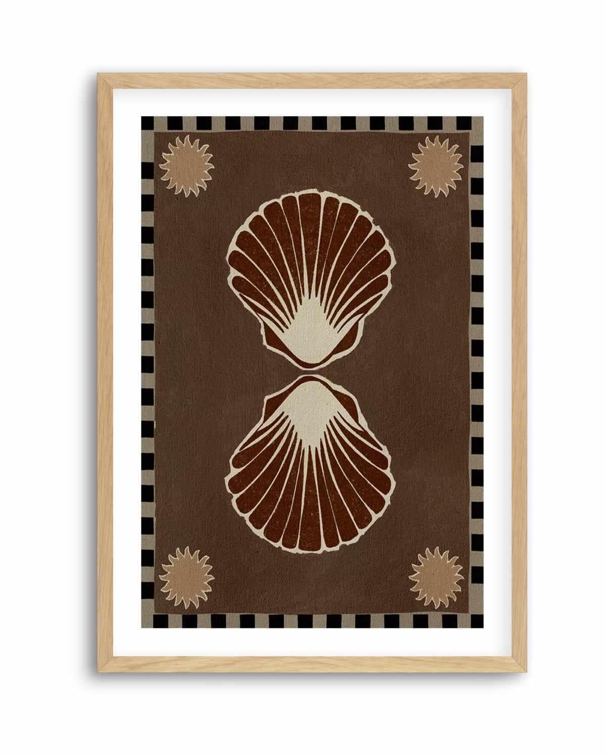 Lush Duo 3 Brown by Shatha Al Dafai | Art Print from Olive et Oriel where you can shop wallpaper and artworks online