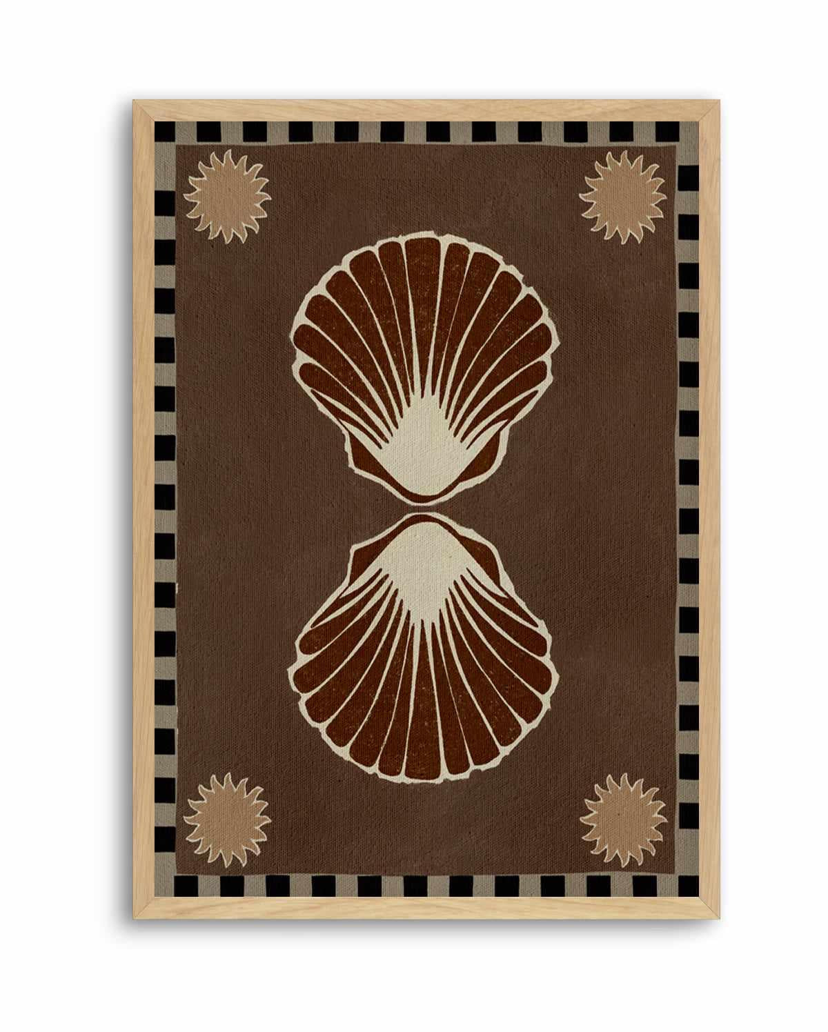 Lush Duo 3 Brown by Shatha Al Dafai | Art Print from Olive et Oriel where you can shop wallpaper and artworks online
