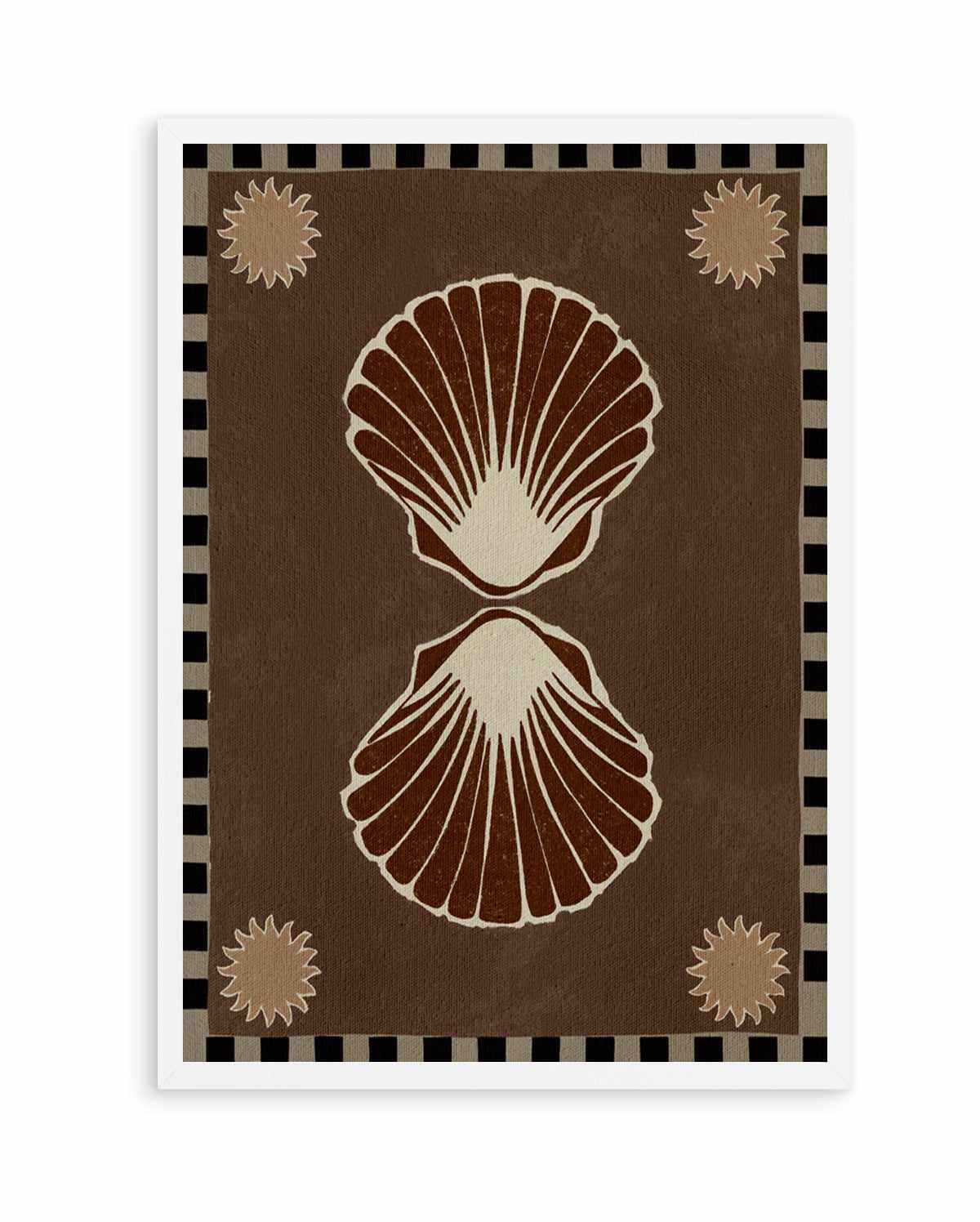 Lush Duo 3 Brown by Shatha Al Dafai | Art Print from Olive et Oriel where you can shop wallpaper and artworks online