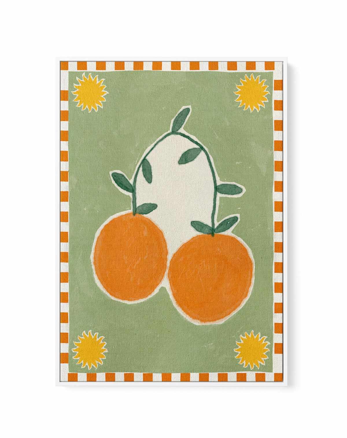 Lush Duo 5 by Shatha Al Dafai | Framed Canvas Art Print from Olive et Oriel where you can shop wallpaper and artworks online