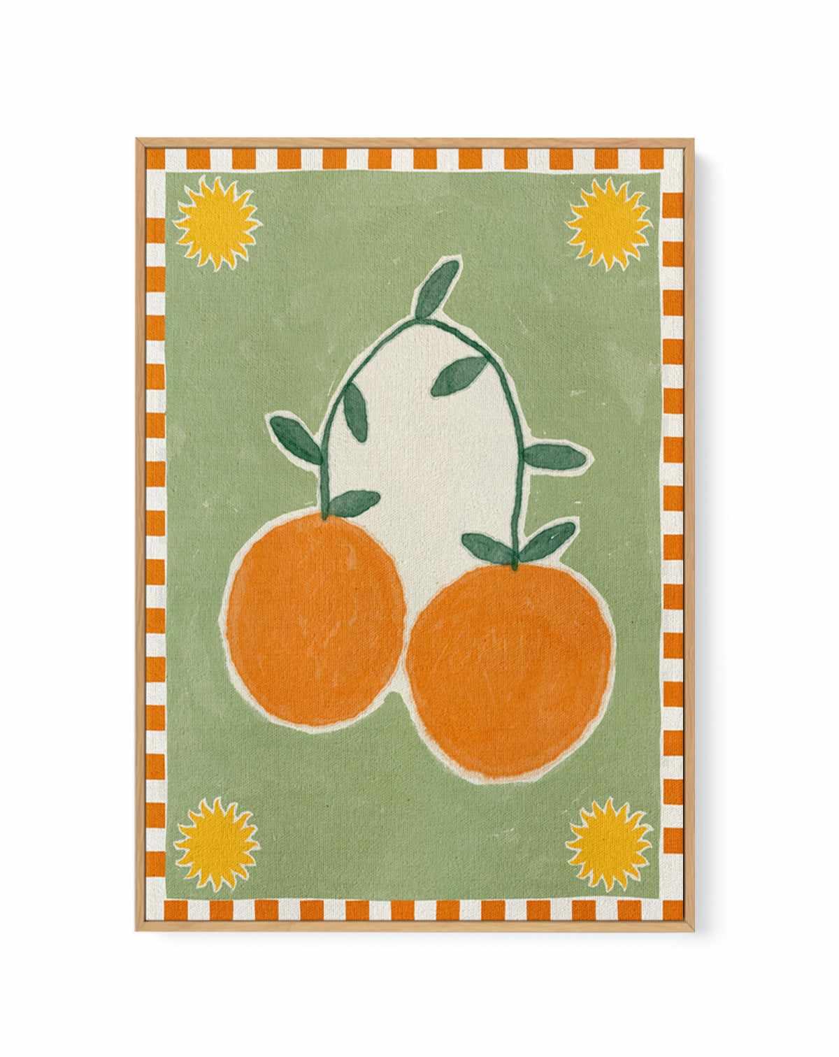 Lush Duo 5 by Shatha Al Dafai | Framed Canvas Art Print from Olive et Oriel where you can shop wallpaper and artworks online