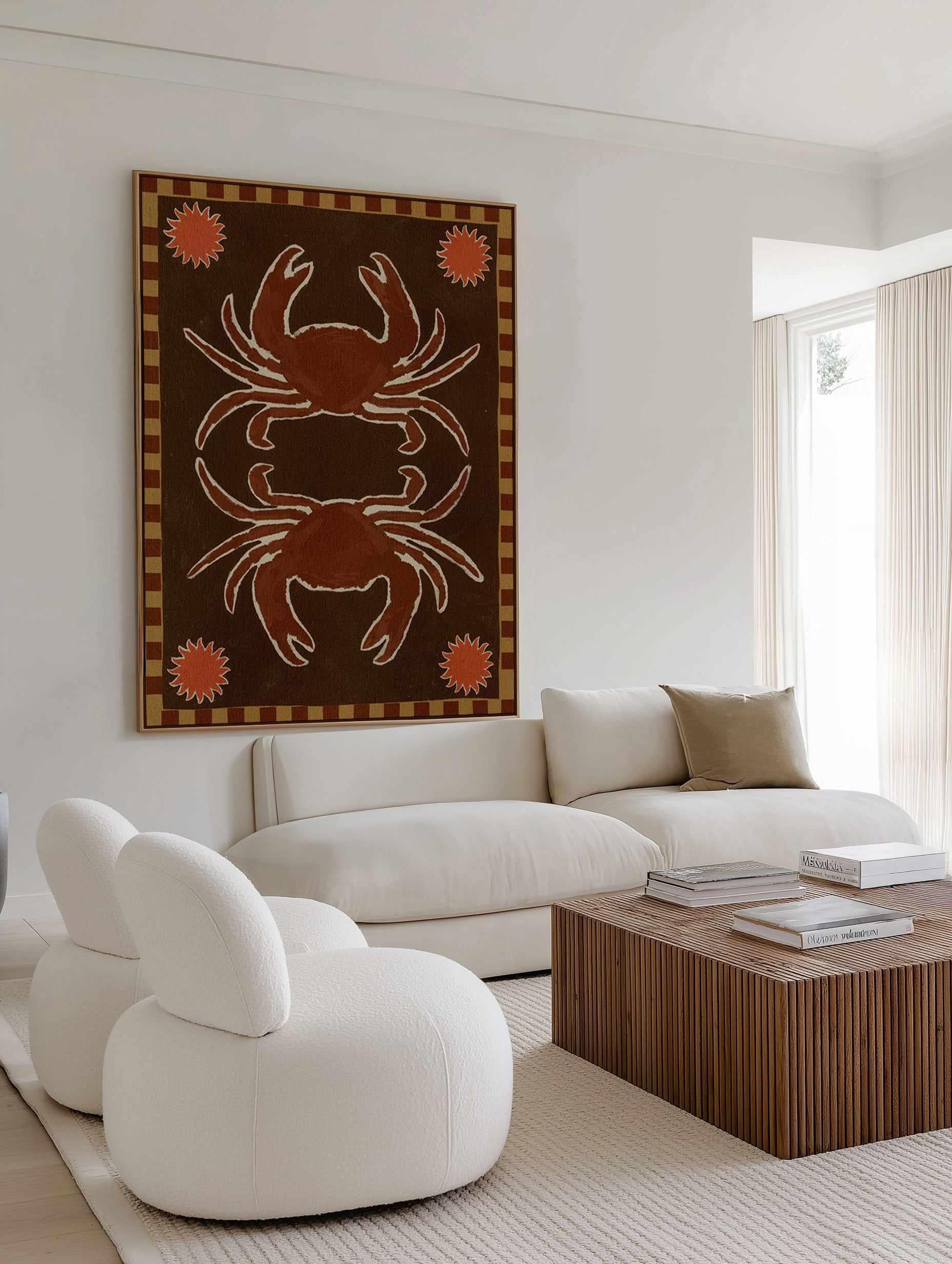 Lush Duo 6 by Shatha Al Dafai | Framed Canvas Art Print from Olive et Oriel where you can shop wallpaper and artworks online