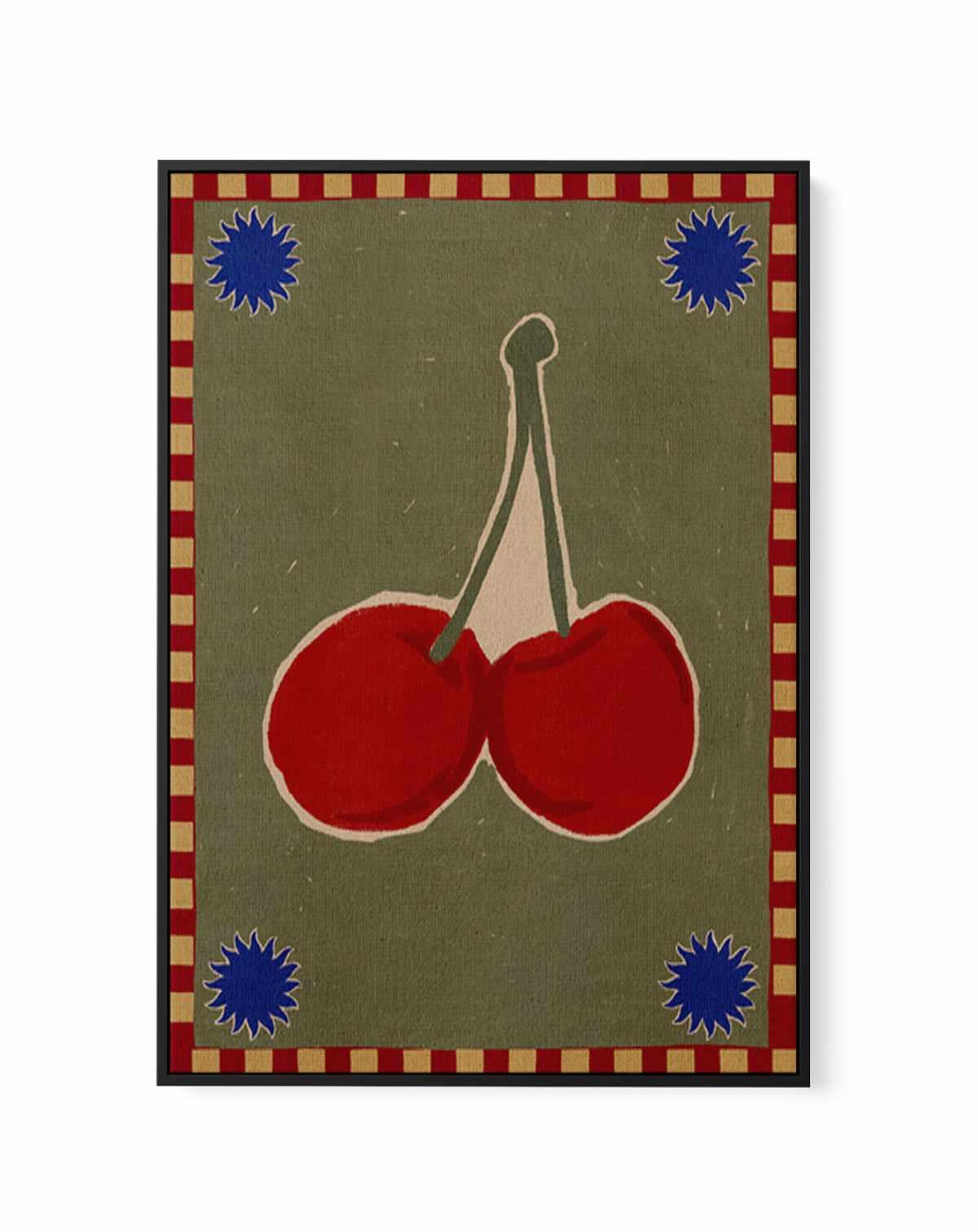 Lush Duo 1 by Shatha Al Dafai | Framed Canvas Art Print from Olive et Oriel where you can shop wallpaper and artworks online